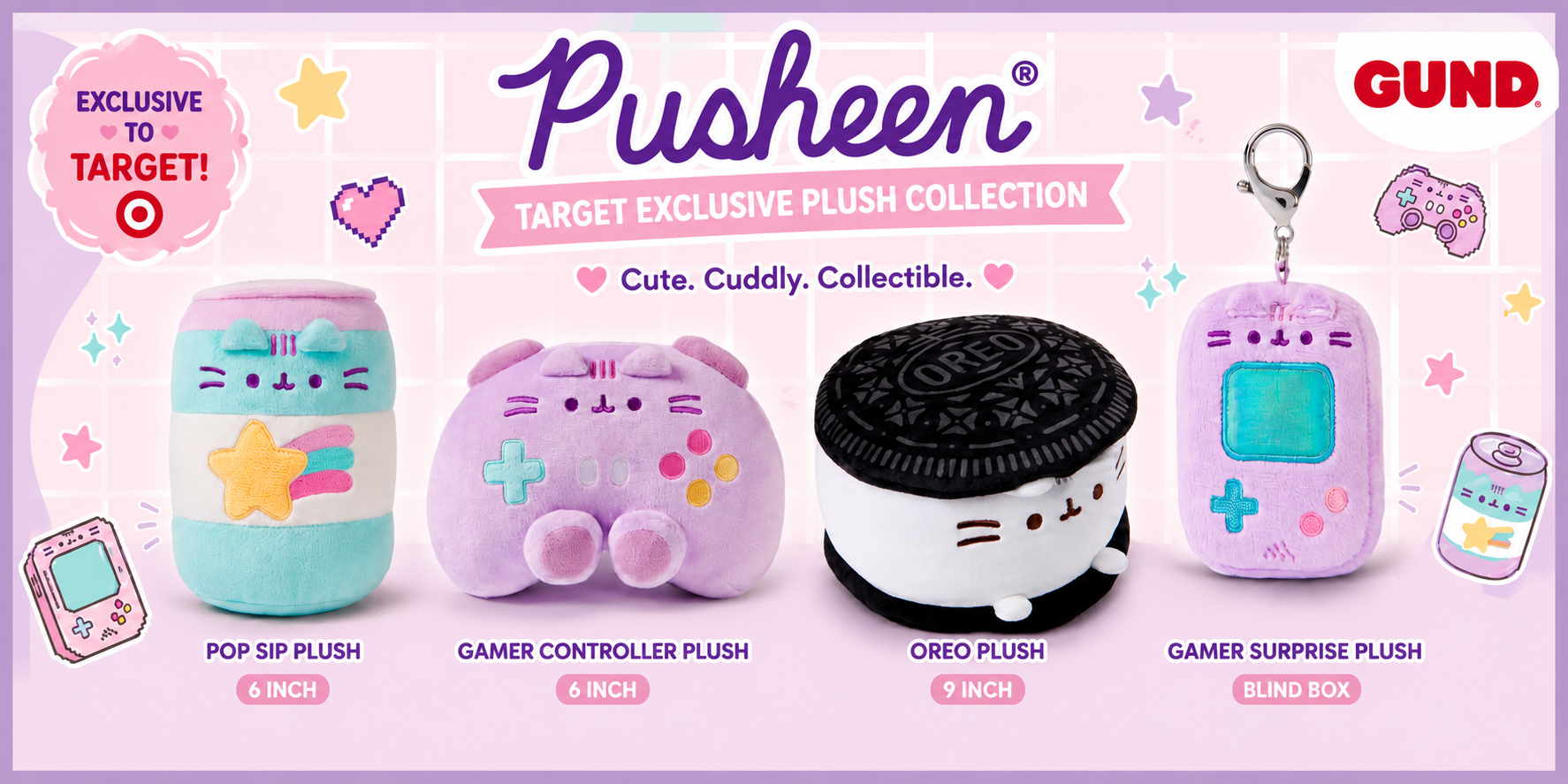 Pusheen Target Exclusive Plush Collection: The Cutest Gamer-Inspired Plushies Yet!