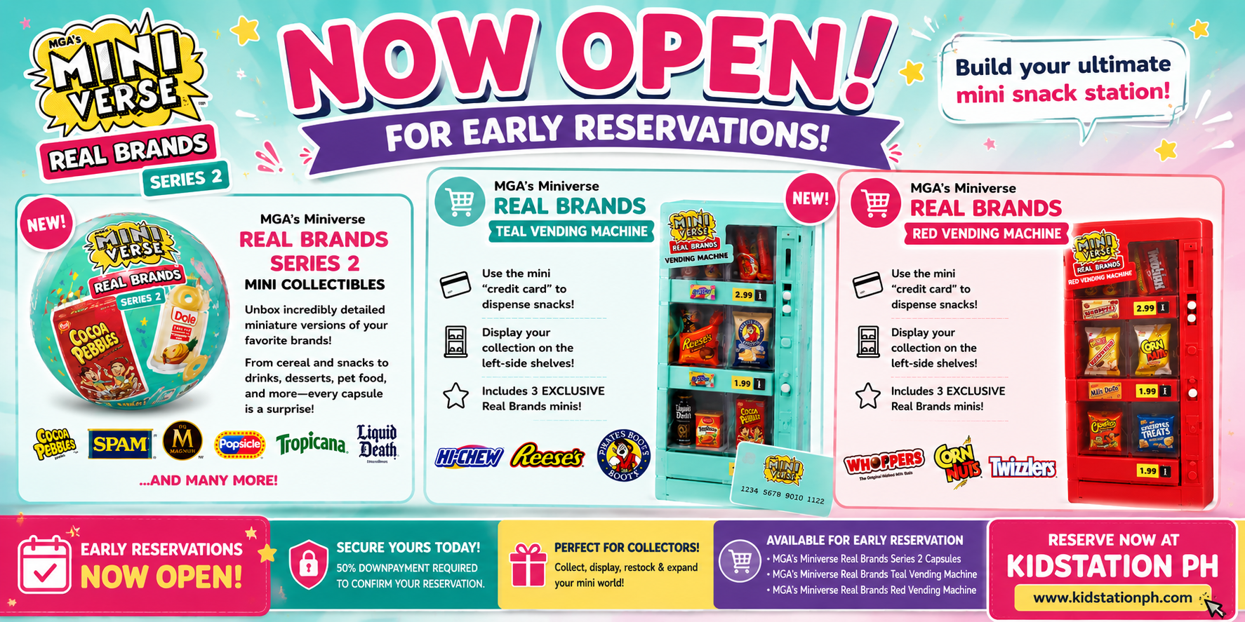 MGA’s Miniverse Real Brands Series 2 & Real Brands Vending Machines!