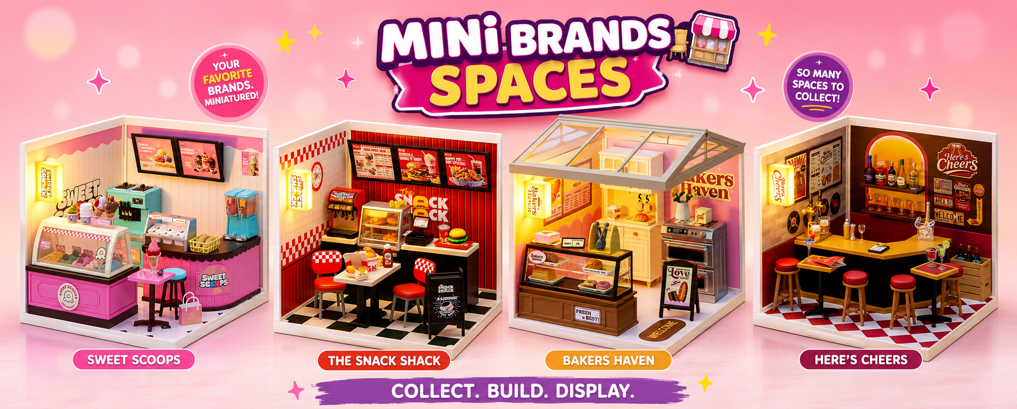 🏙️ Build Your Own Mini World with Mini Brands Spaces! Now Open for Pre-Order!