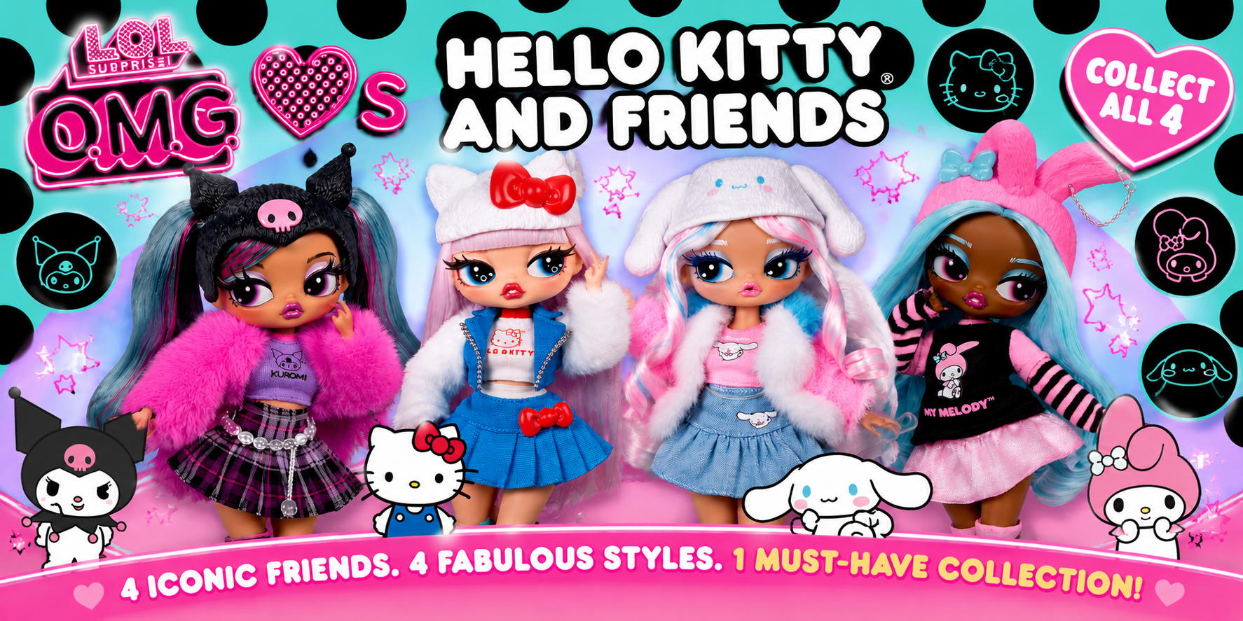 🎀 L.O.L. Surprise! O.M.G. x Hello Kitty & Friends
