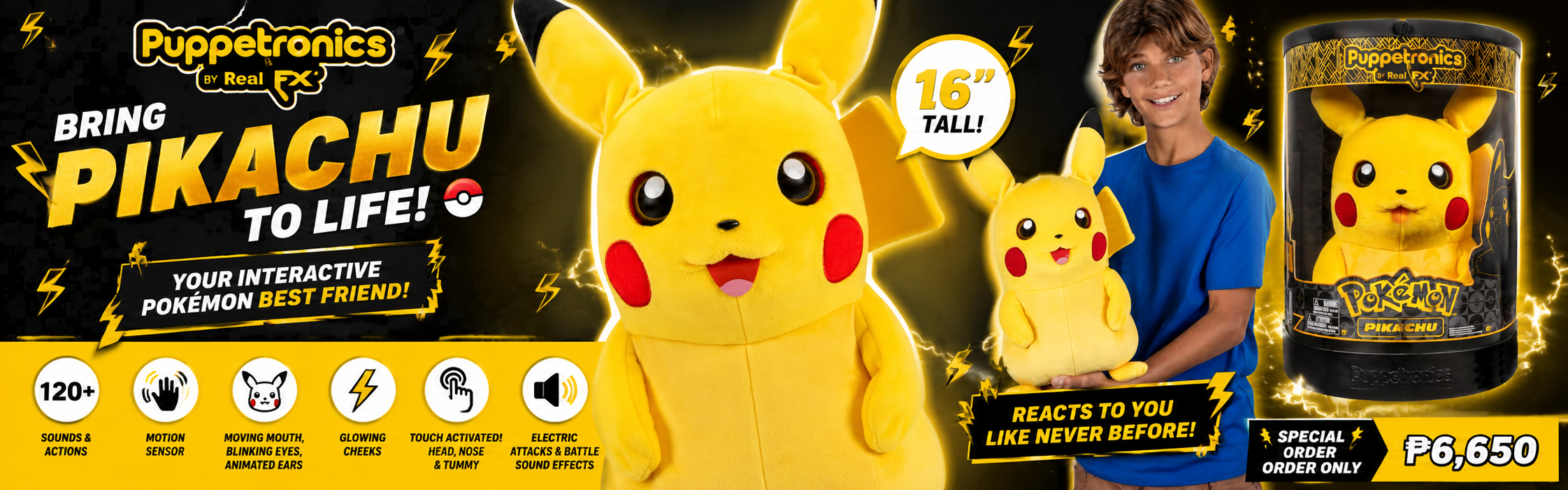 Meet Your New Best Friend: Pokémon Puppetronics Pikachu by RealFX ⚡💛