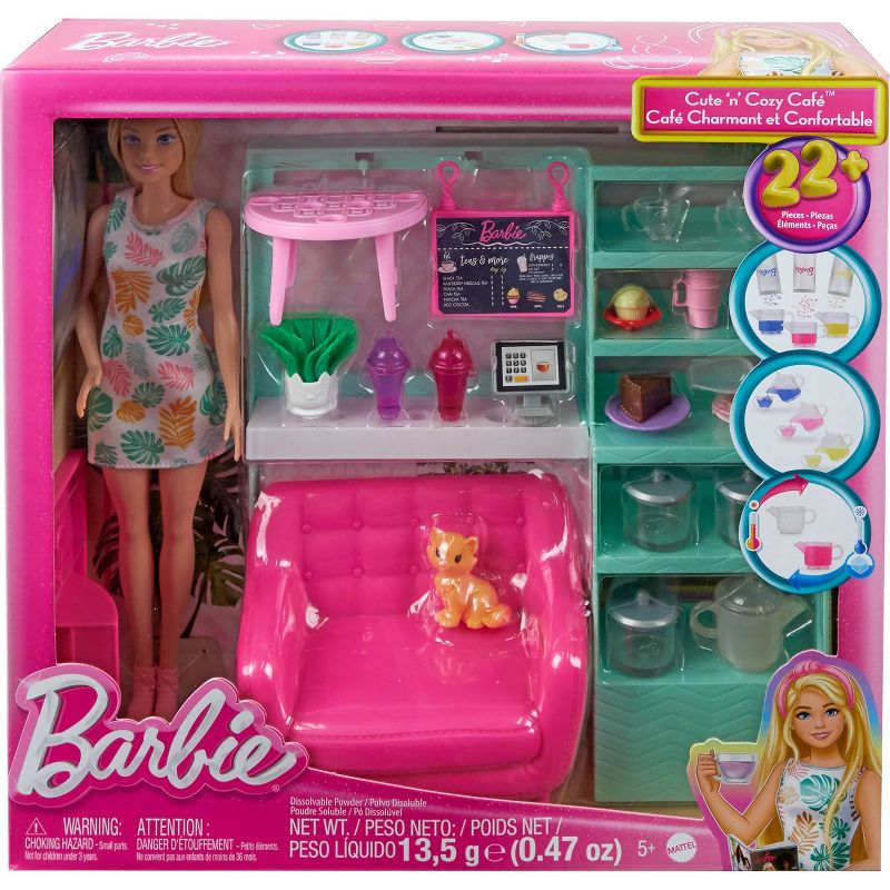 Barbie Cute N' Cozy Cafe Doll and Playset Kidstationph