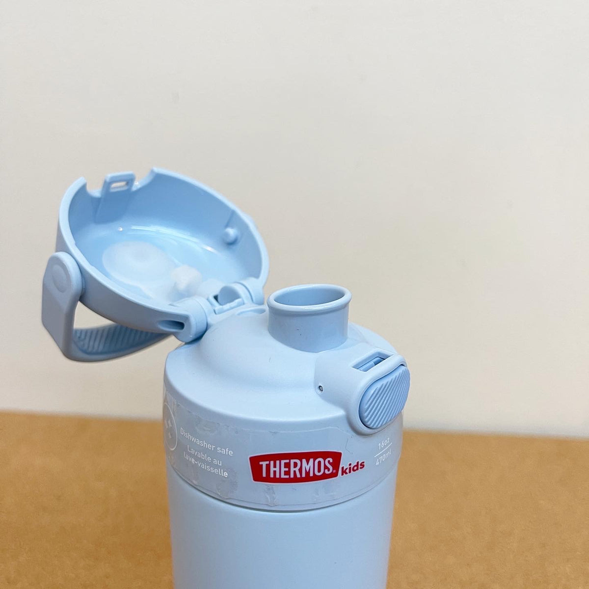 Thermos 16oz Funtainer Water Bottle Spout Ice Blue Kidstationph
