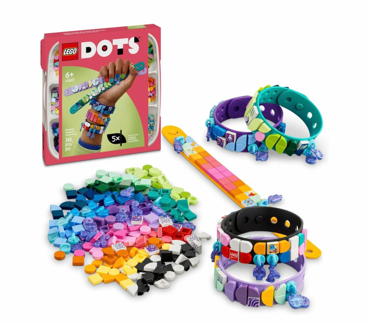 Dots 41913 Bracelet 41913 Lego LEGO DOTS Bracelet Mega Pack 41913