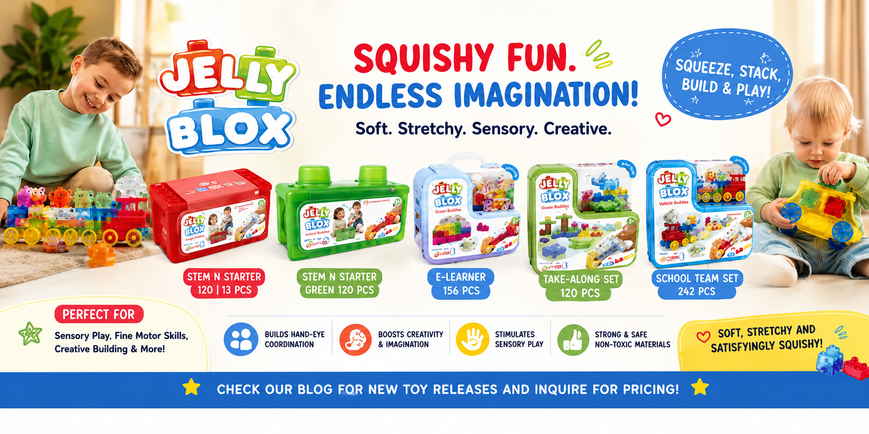 Jelly Blox: Squishy Building Toys That Make Learning Even More Fun!