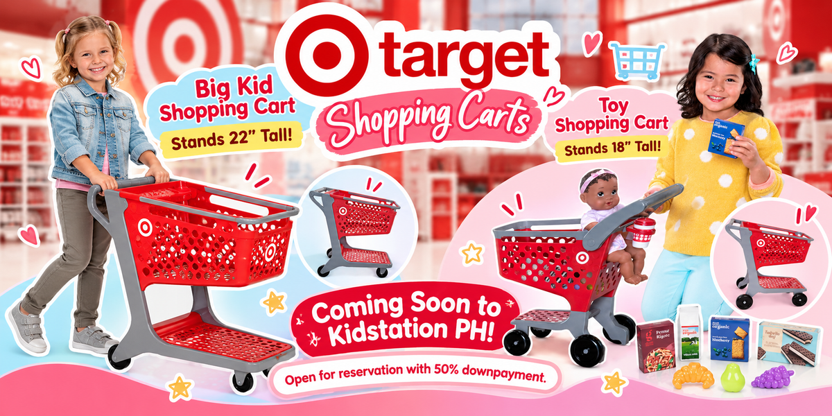Target Big Kid Shopping Cart &amp; Target Toy Shopping Cart – Coming Soon to Kidstation PH!