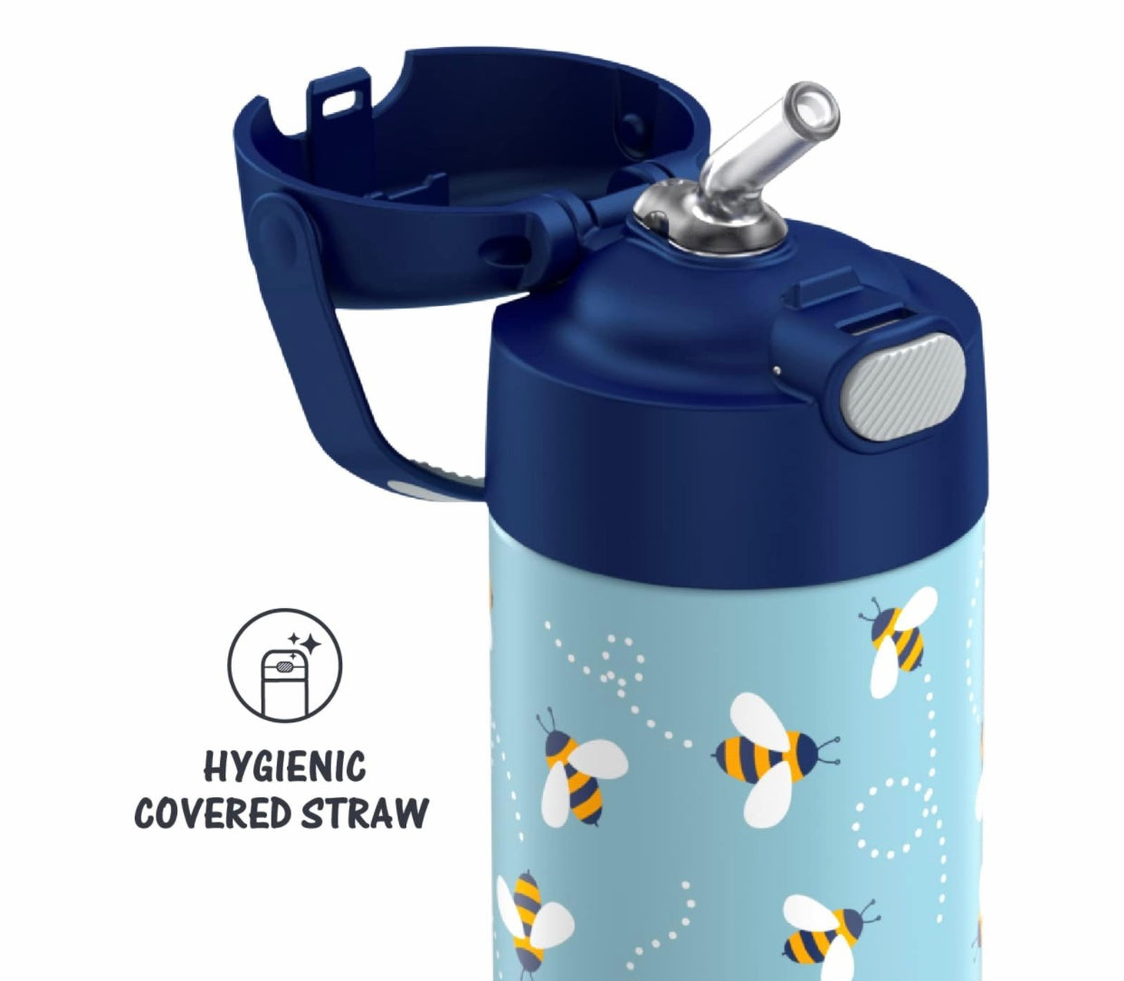 Thermos 12oz Funtainer Water Bottle - Honey Bees