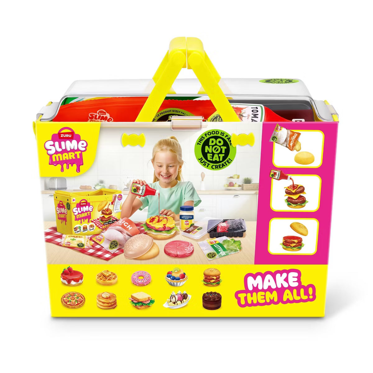 Slime Mart Small Basket Burger Craft Kit