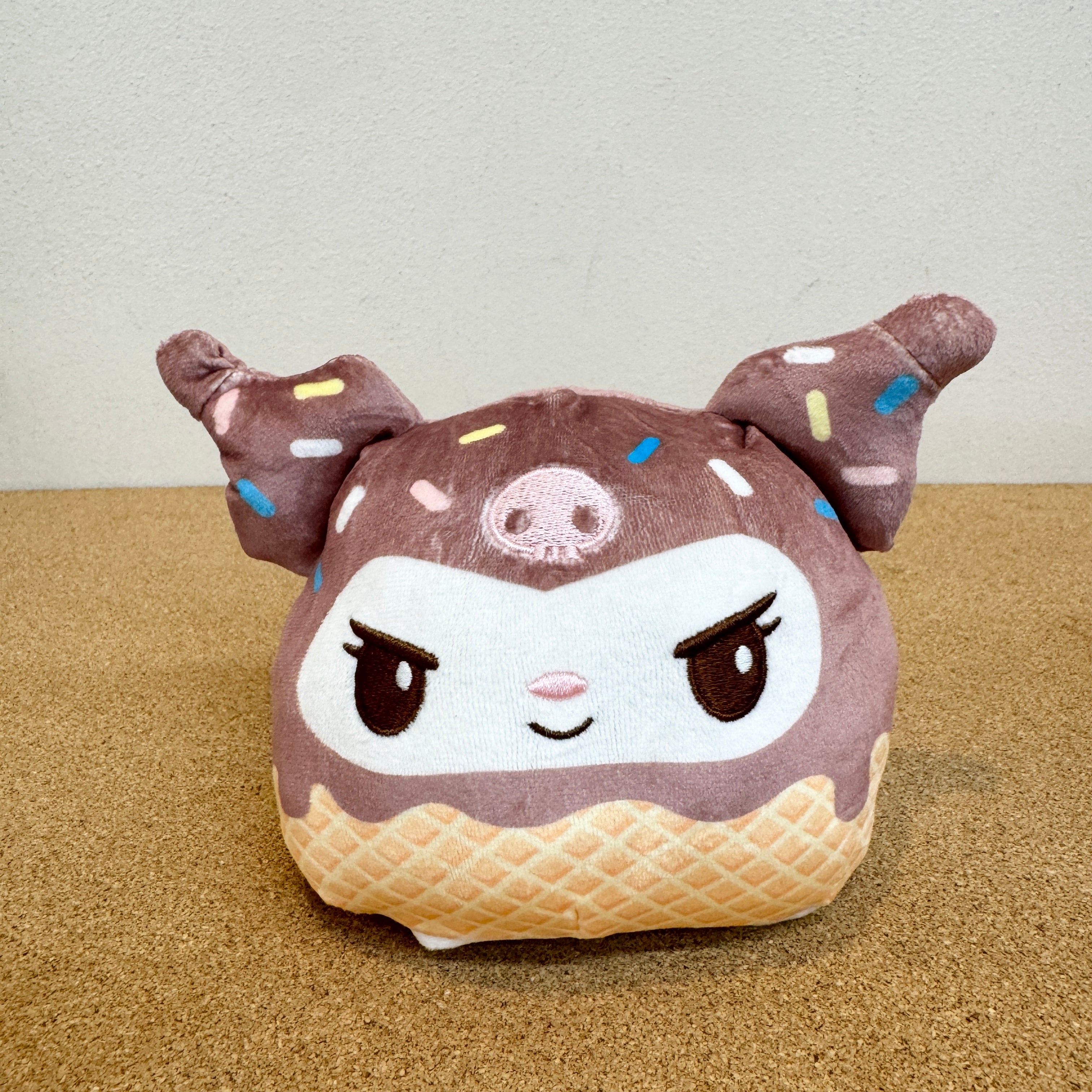 Teeturtle Kuromi Reversible Plushie 4” - Kuromi Ice Cream