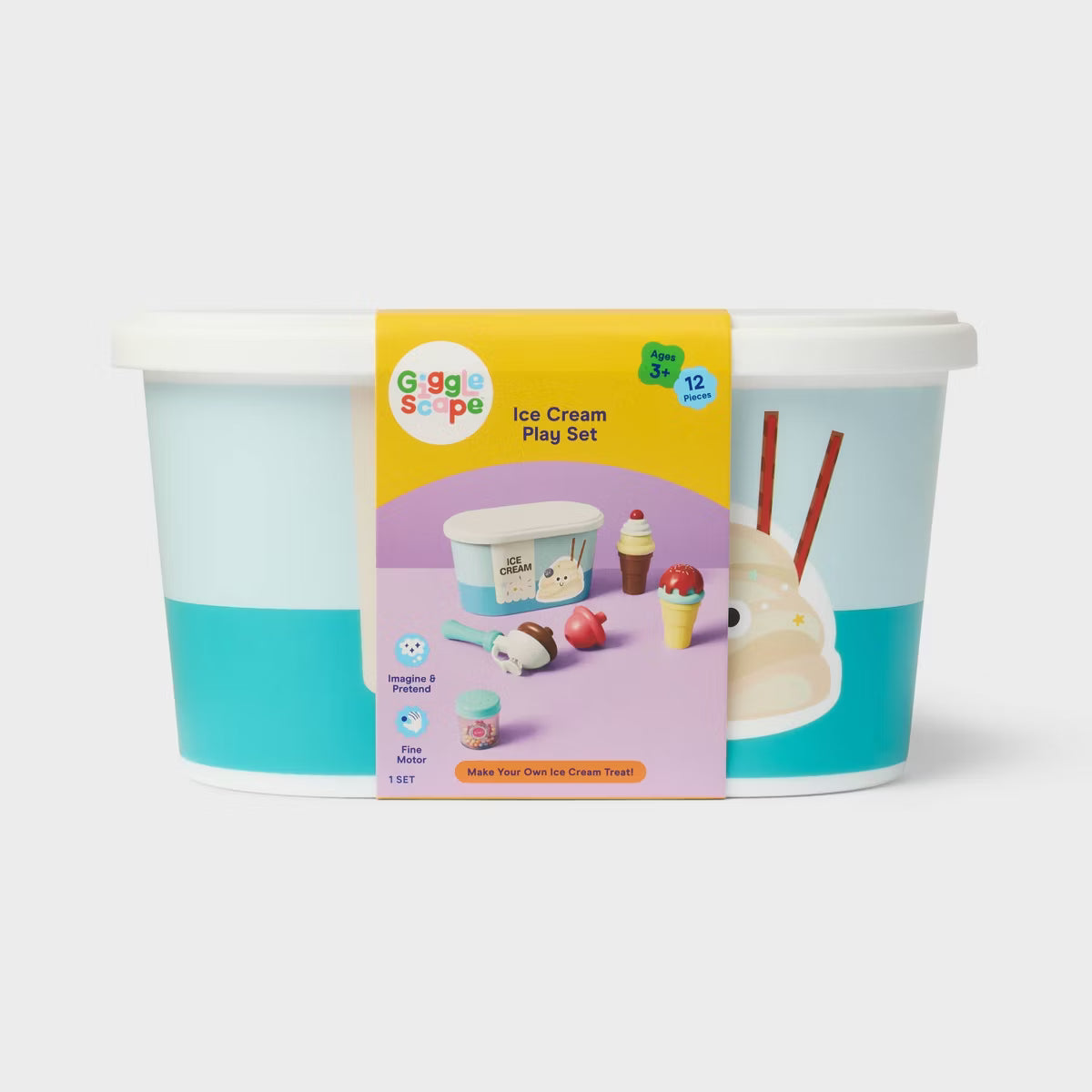 Gigglescape Ice Cream Play Food Set