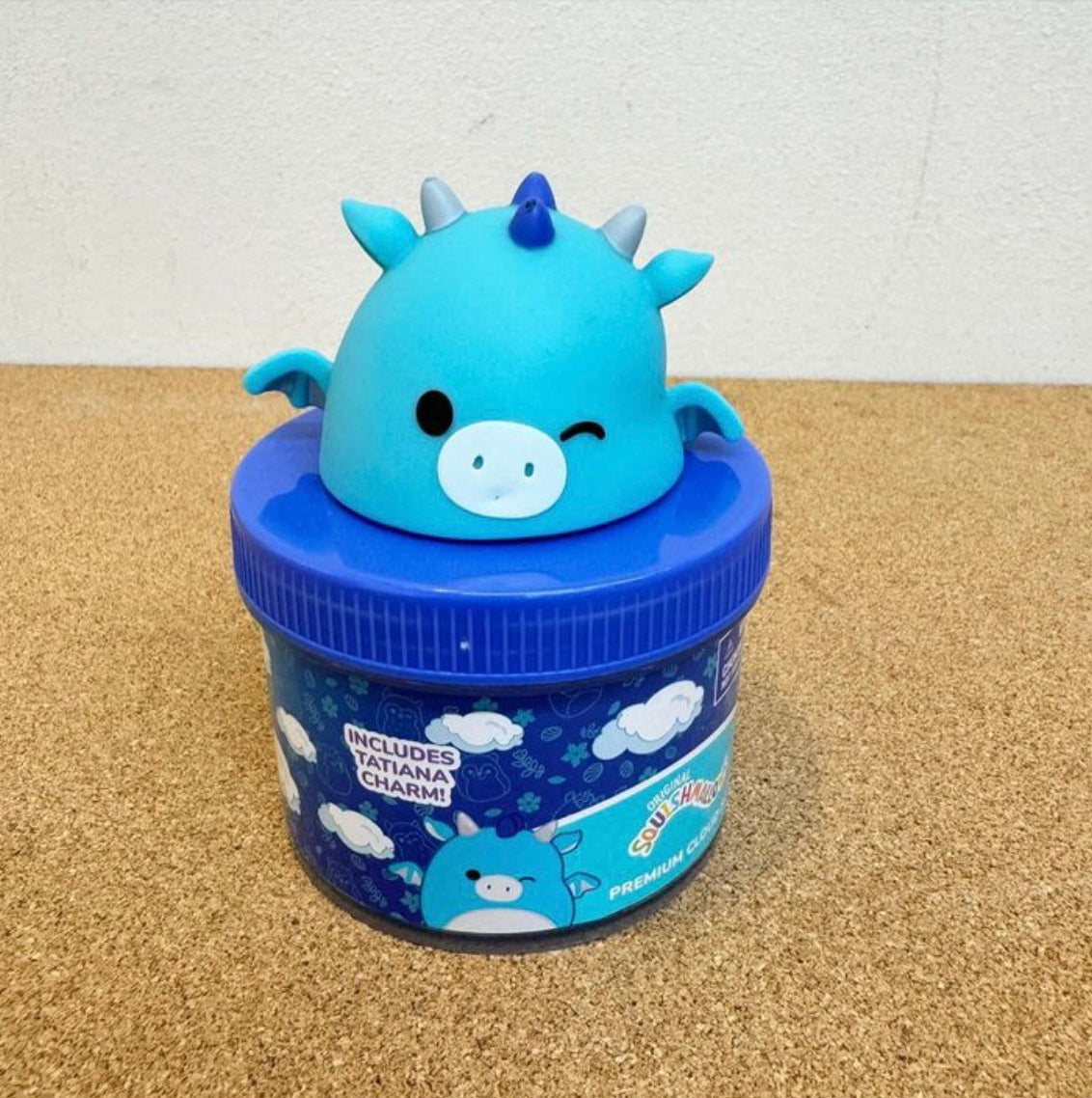 Squishmallows Tatiana The Dragon Premium Scented Cloud Slime 8oz