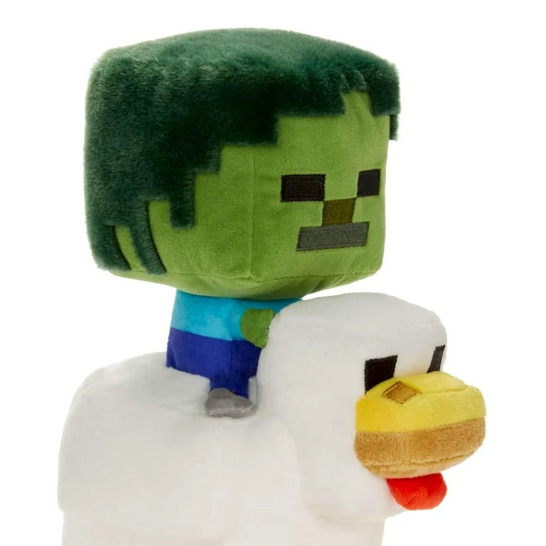 Minecraft Zombie Chicken Jockey Plush Toy