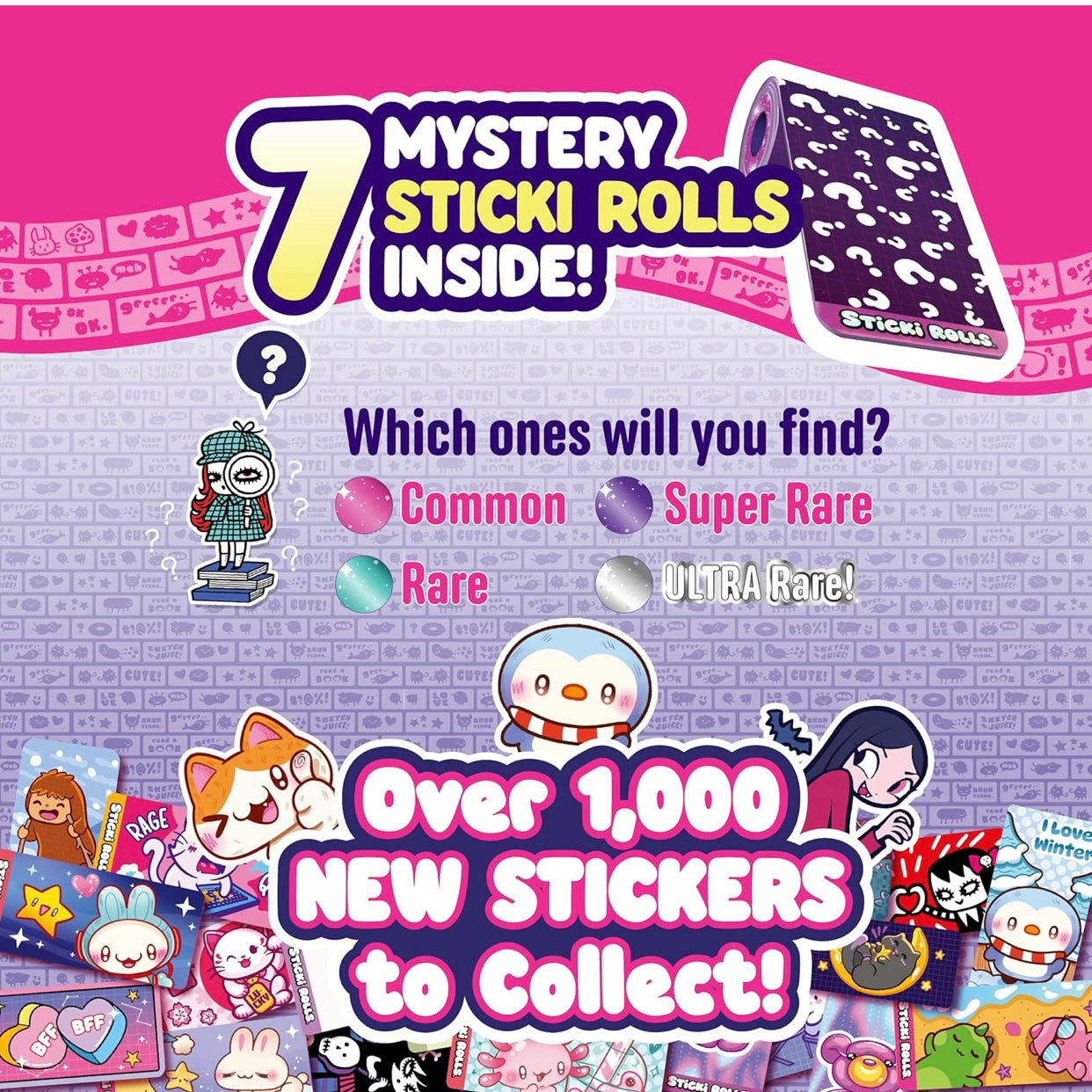 Sticki Rolls Series 2 Sticki Book Sticker Bracelet