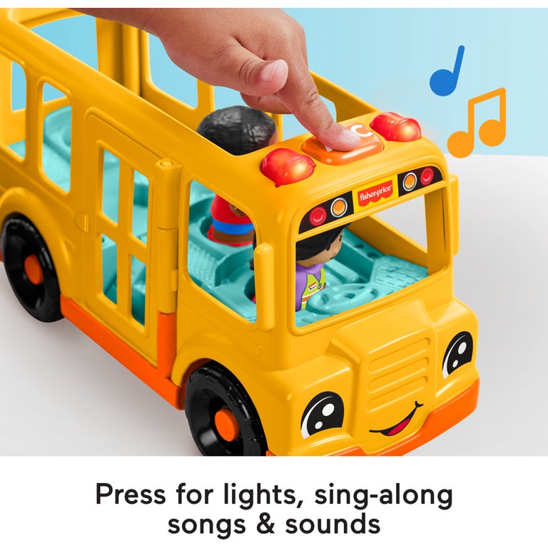 Fisher Price Little People School Bus Musical Toy Vehicle