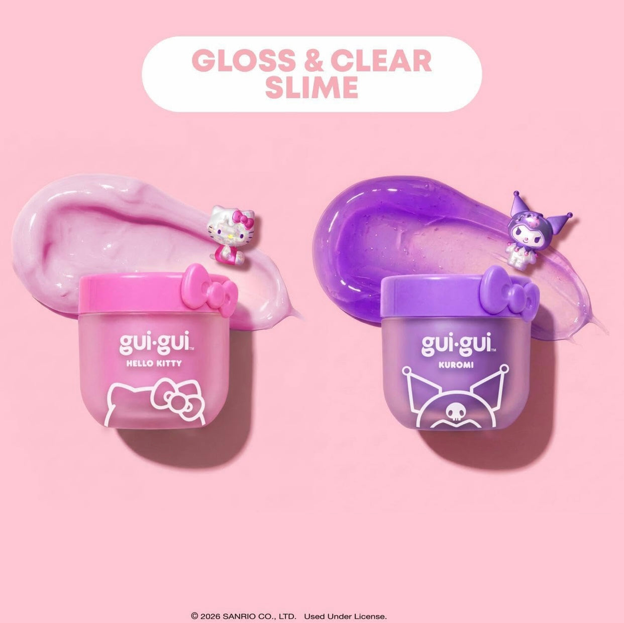 Gui Gui x Hello Kitty & Kuromi Slime 2Pack