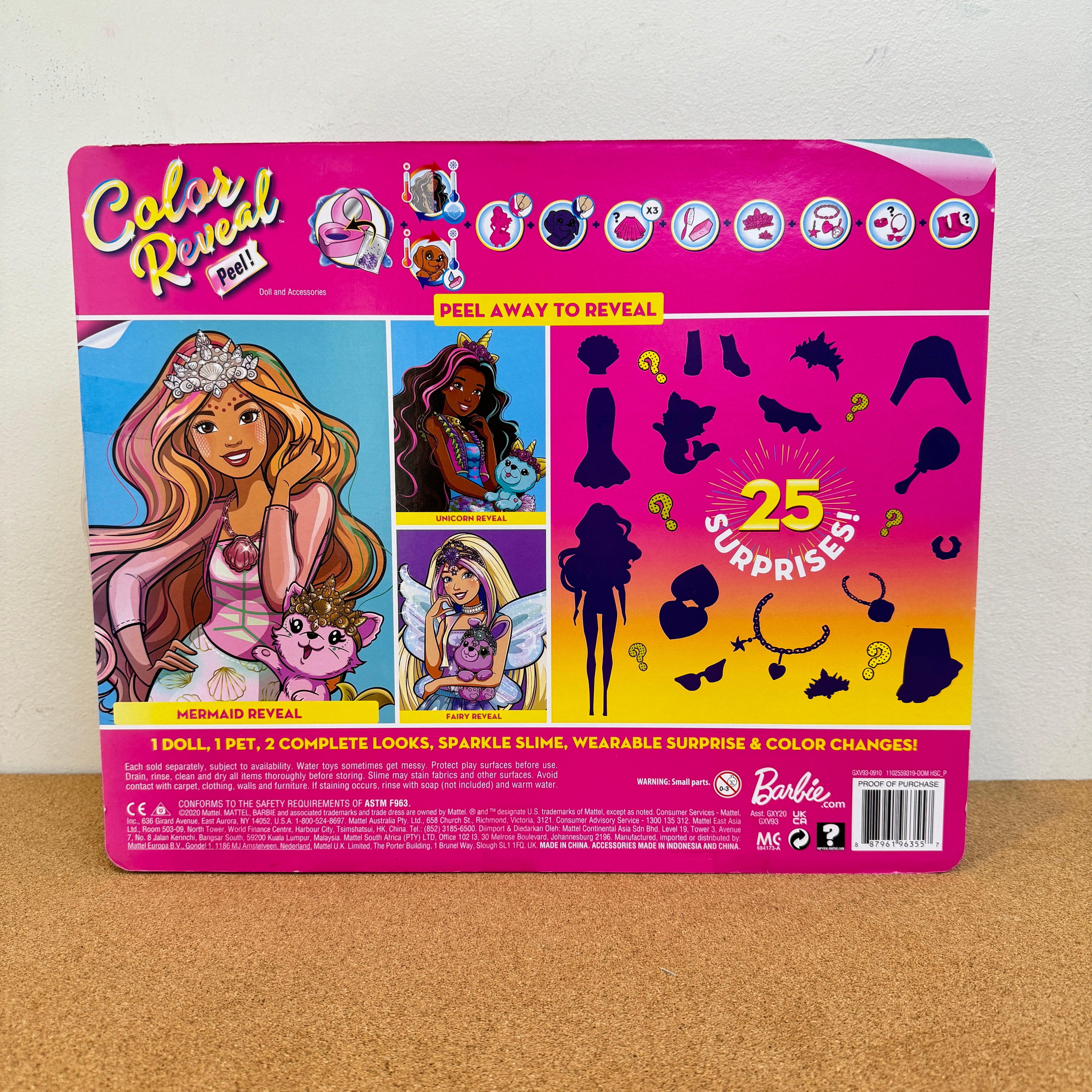 Barbie Color Reveal Peel Mermaid Doll Kidstationph