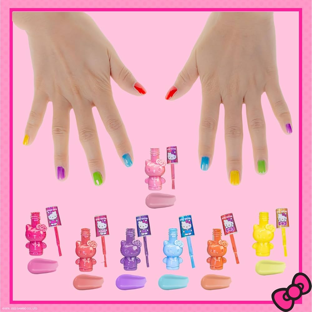 Townley Girl Hello Kitty Peel-Off Nail Polish Set