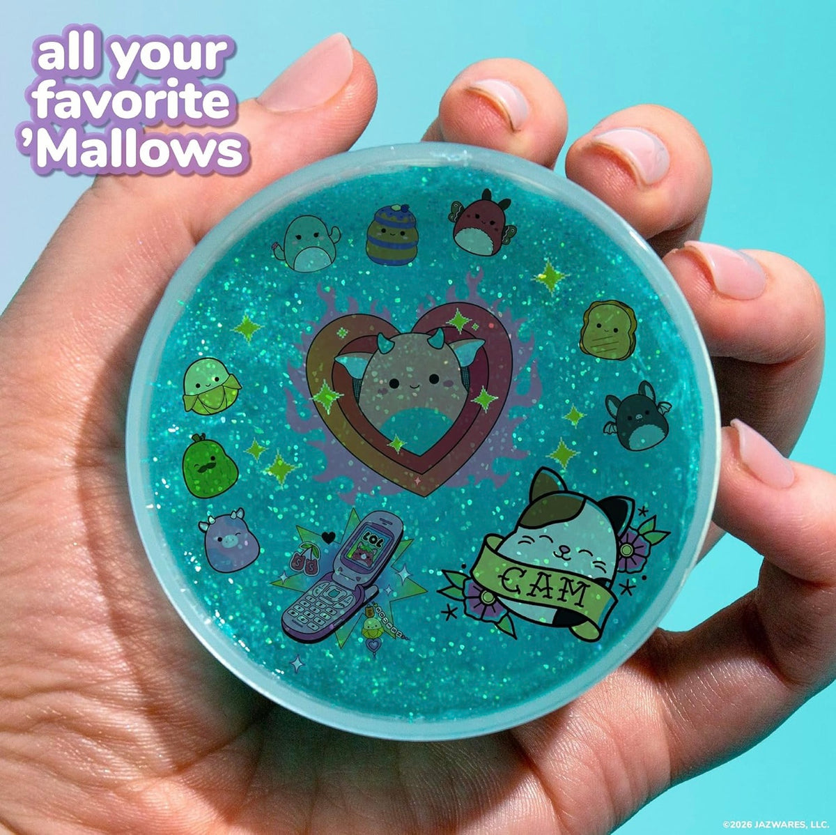 Slimygloop Tattoozee Squishmallows Tattoo Transfer Slime Kit