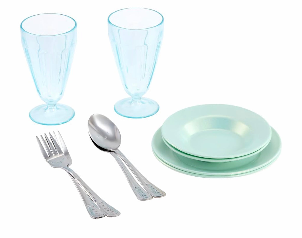 Little Tikes Sweet Spaces Dishware Set - Sea Foam