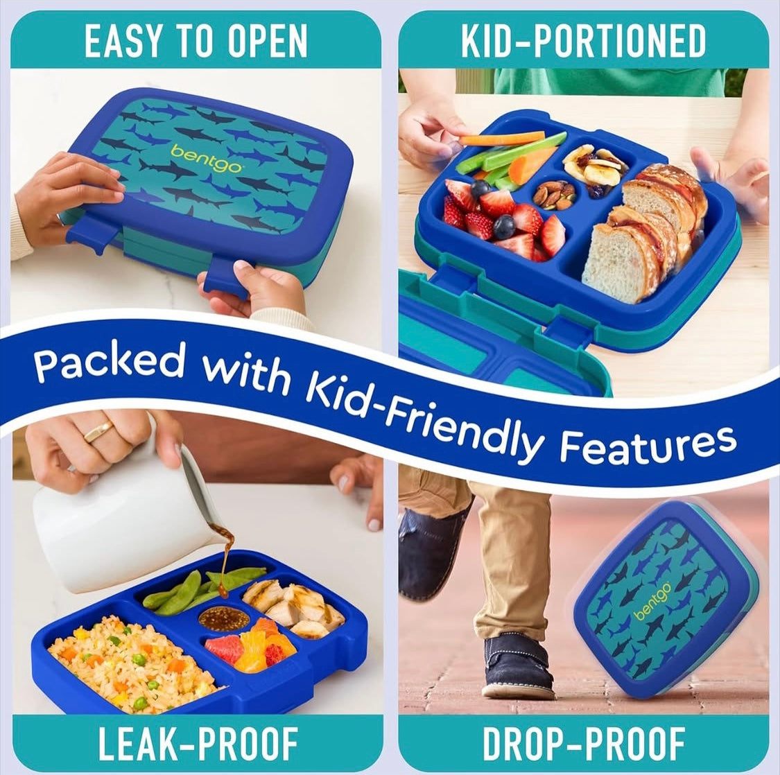 Bentgo Kids Lunchbox - Shark