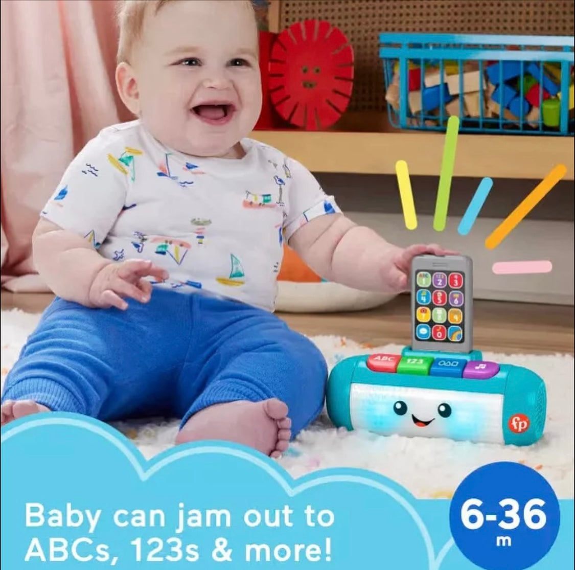 Fisher Price Laugh & Learn Light Up Learning Speaker