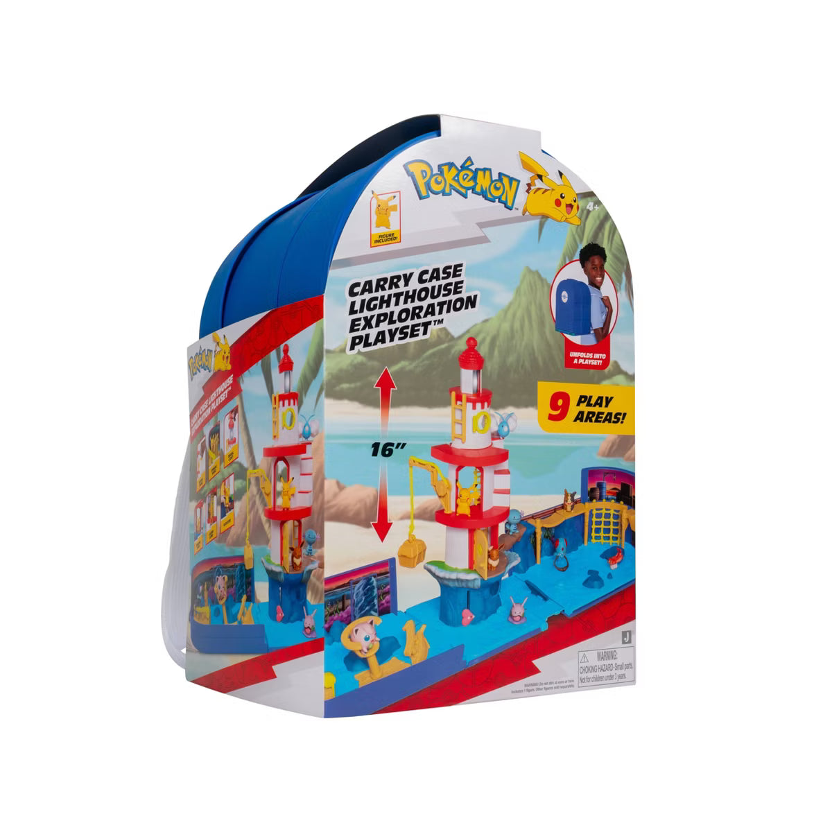 Pokemon Carry Case Lighthouse Exploration Playset