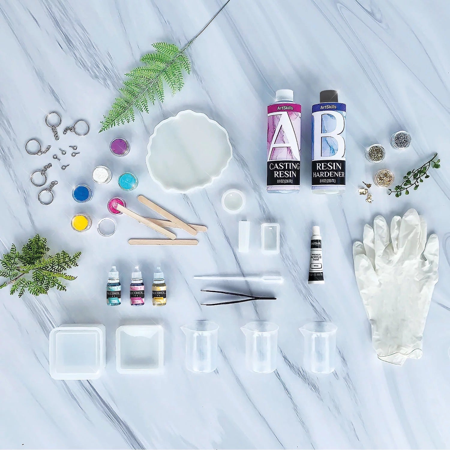 Art Skills DIY Epoxy Resin Arts Crafts Activity Kit
