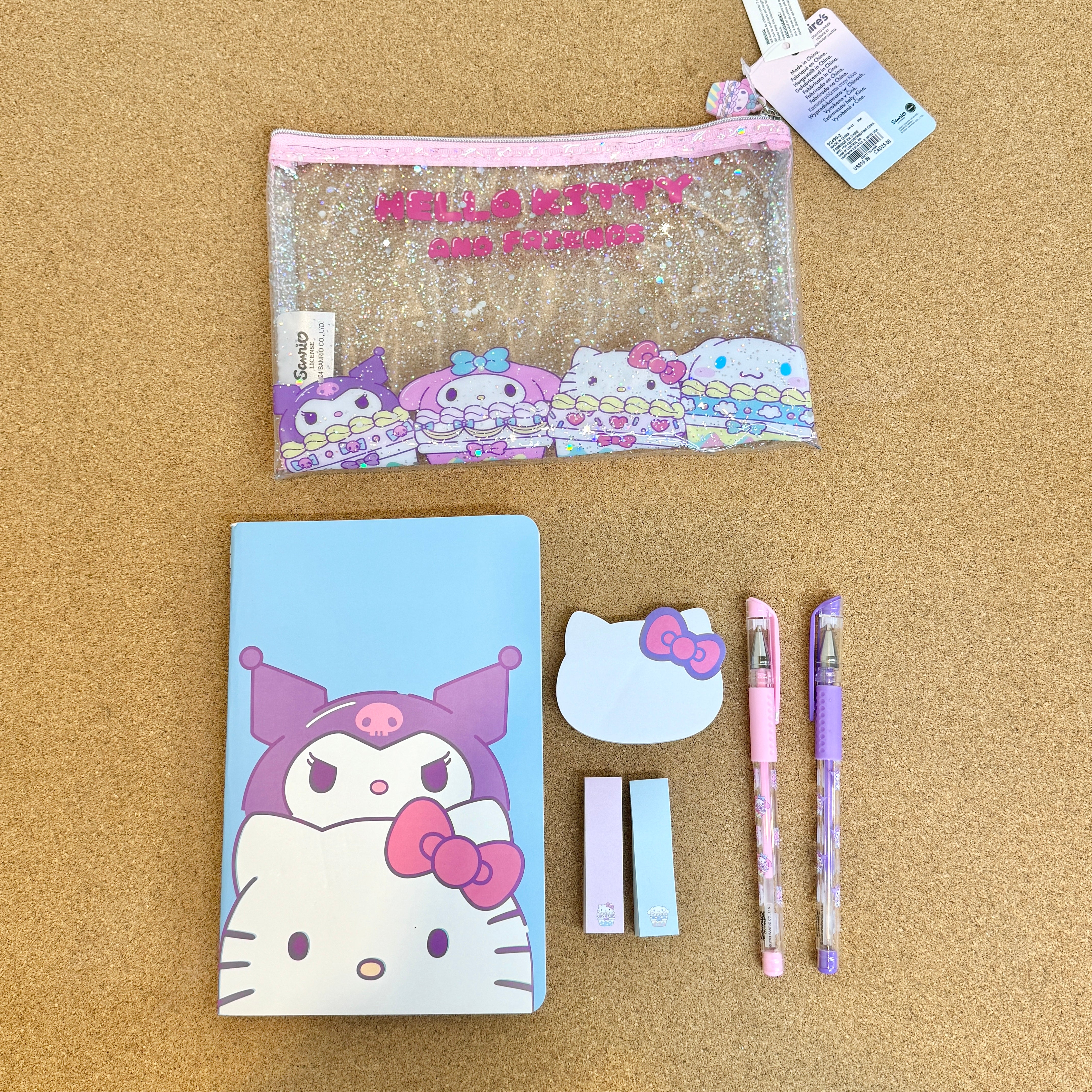 Claire’s Hello Kitty and Friends Stationery Set