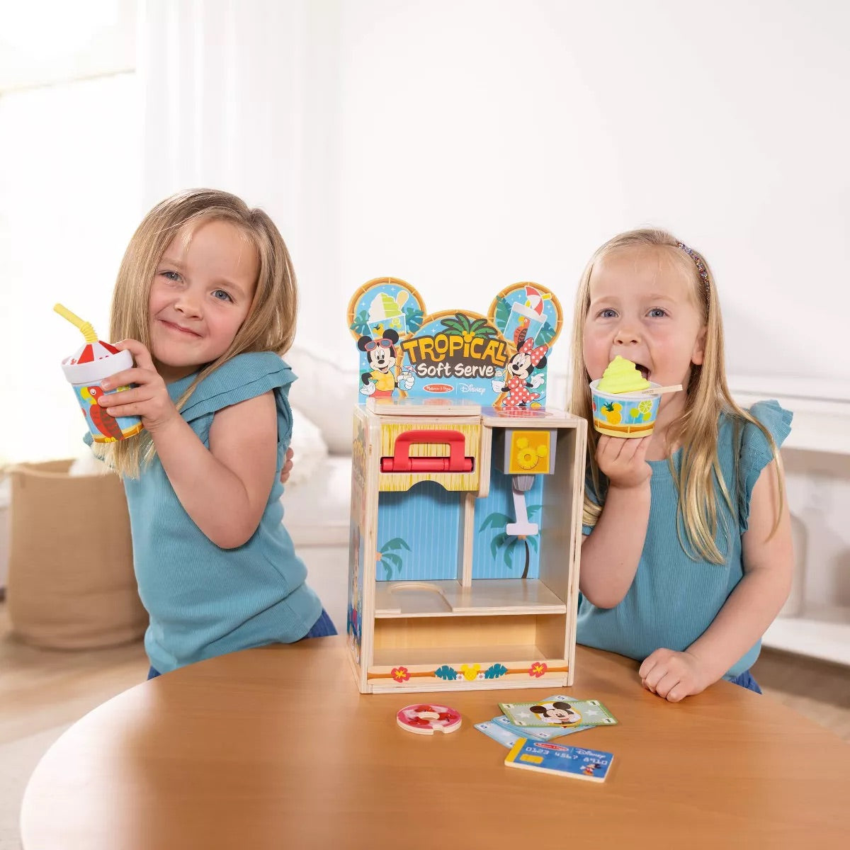 Melissa & Doug Disney Tropical Soft Serve Ice Cream Wooden Playset