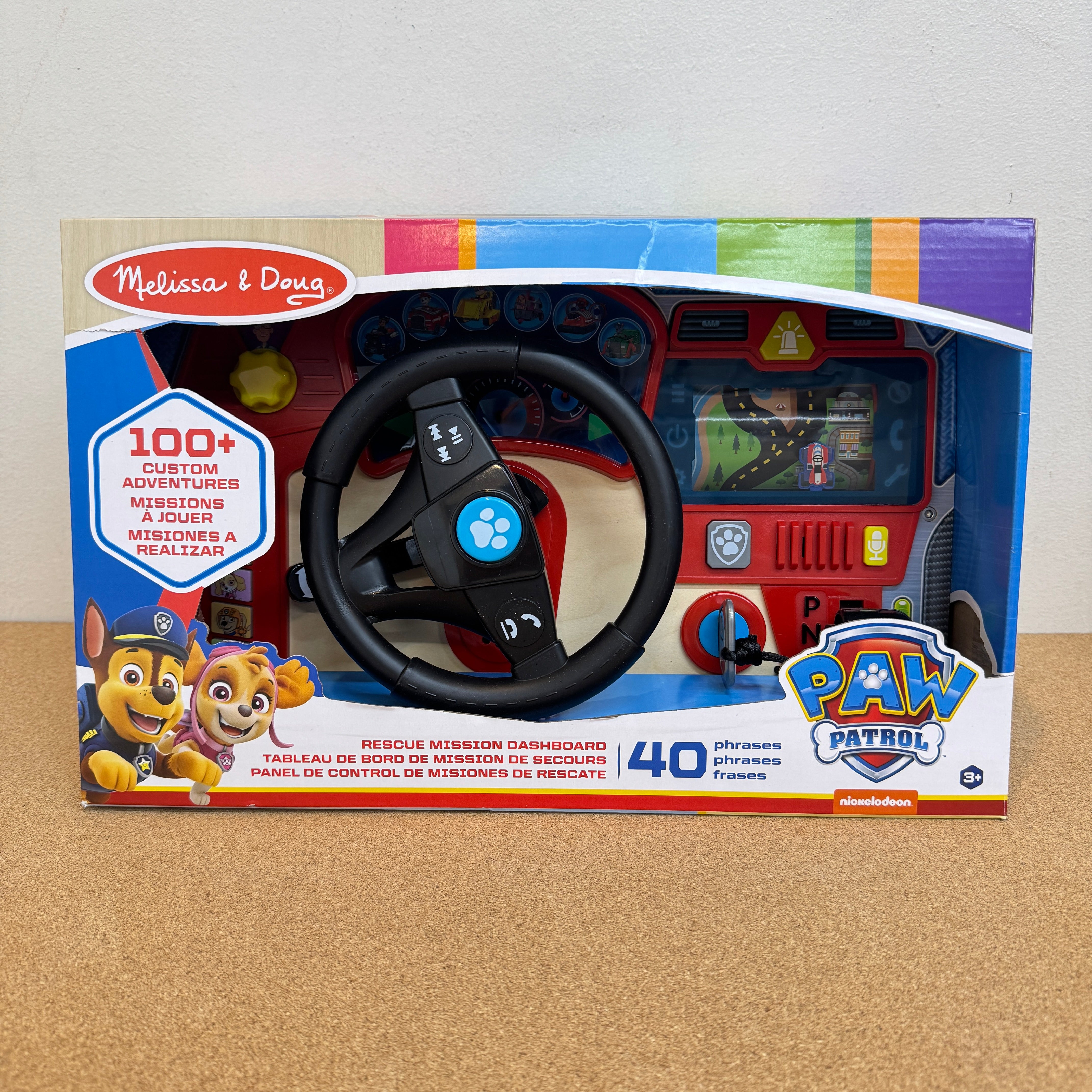 Melissa & Doug Paw Patrol Rescue Mission Wooden Dashboard