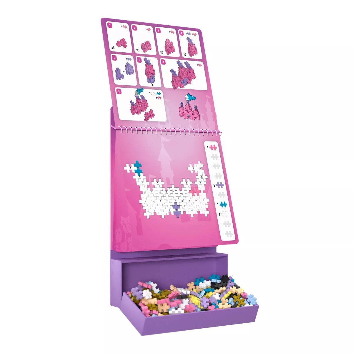 Plus-Plus Puzzle By Number Activity Pad - Fairytale