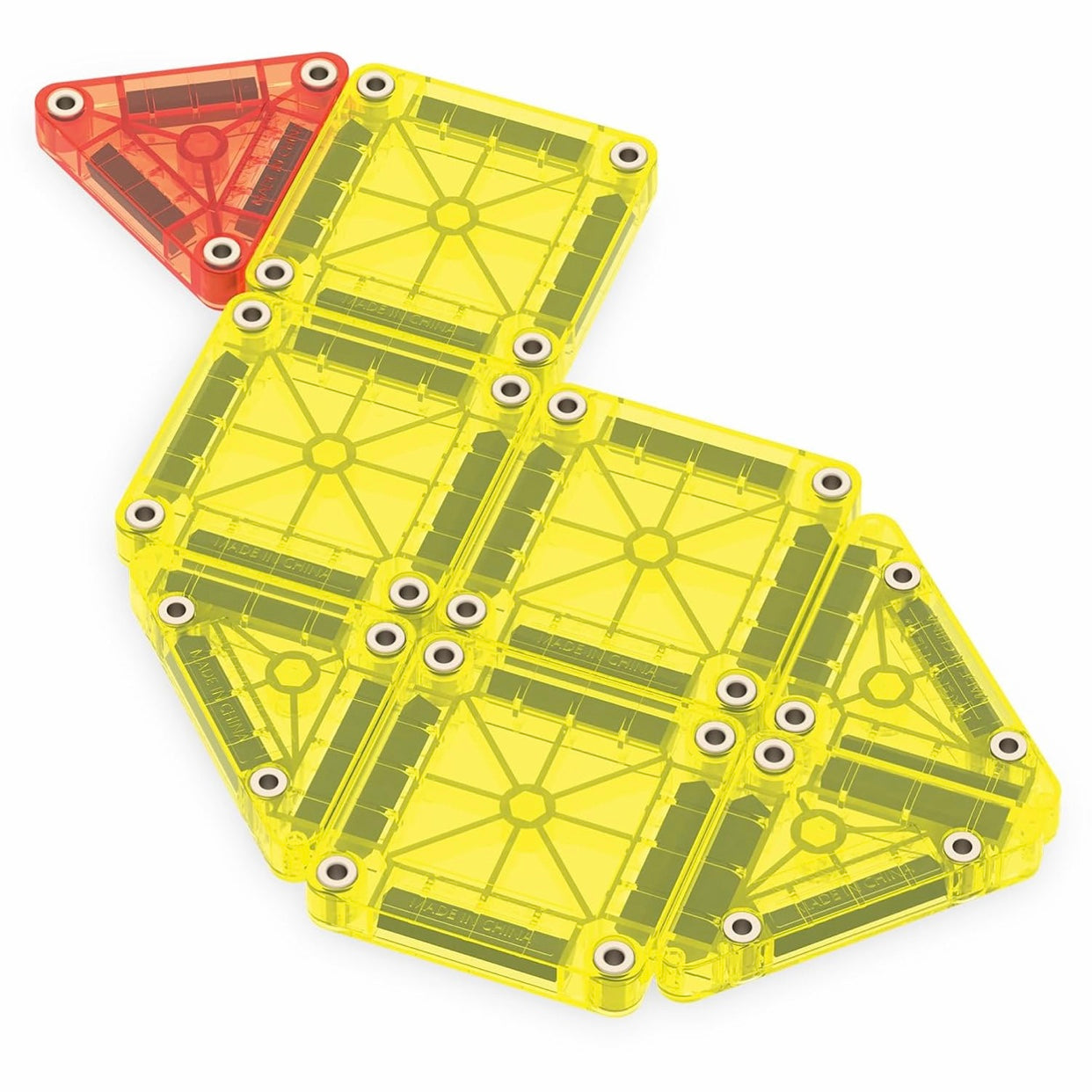 Magna-Tiles MicroMags Travel Deluxe 55Pieces Magnetic Construction Set