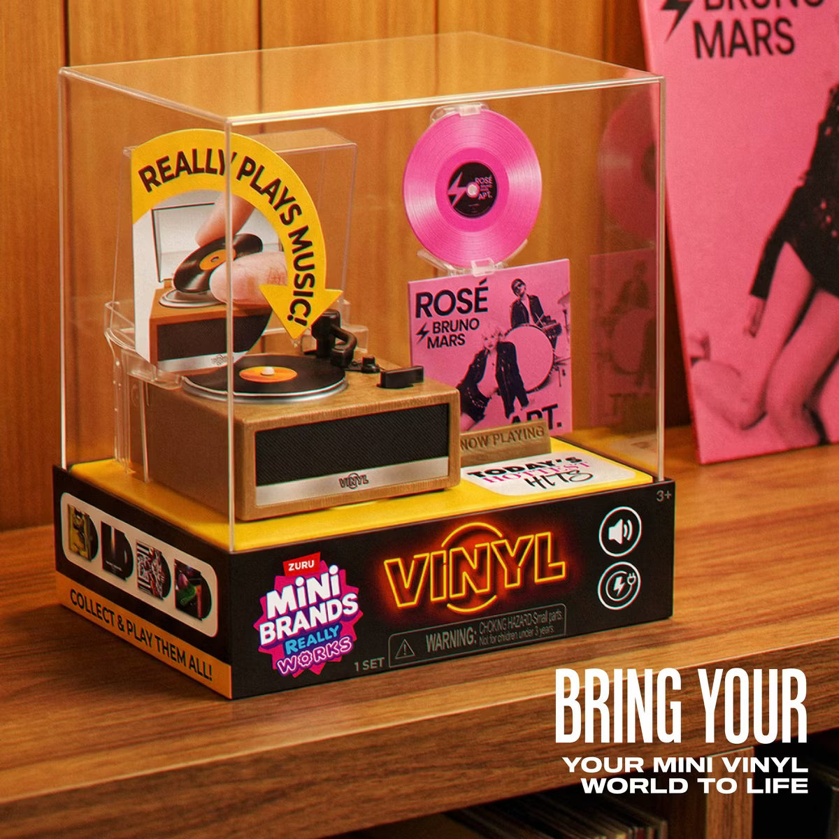Mini Brands Really Works Vinyl Player
