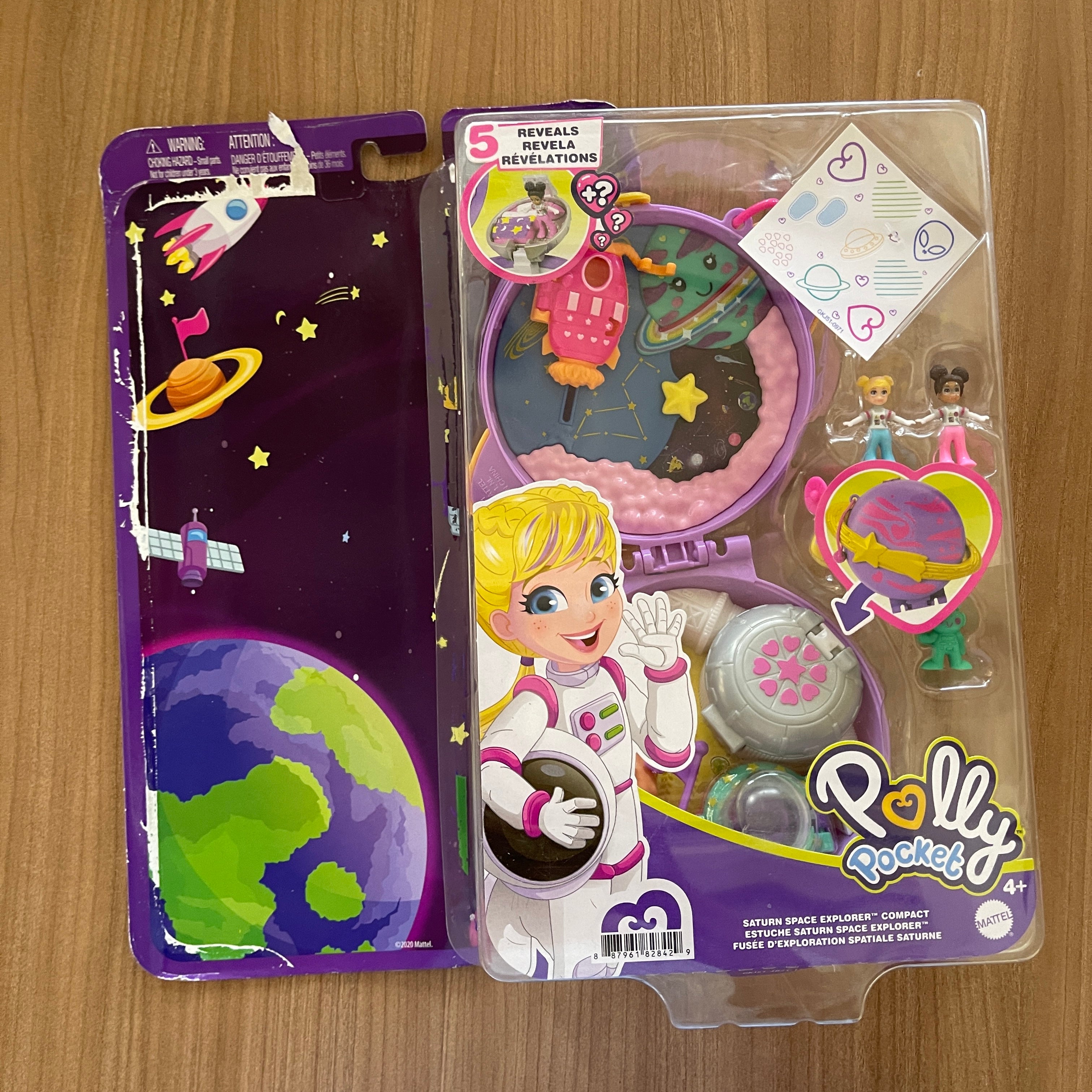 Polly Pocket Saturn Space Explorer Compact(Packaging Damaged)