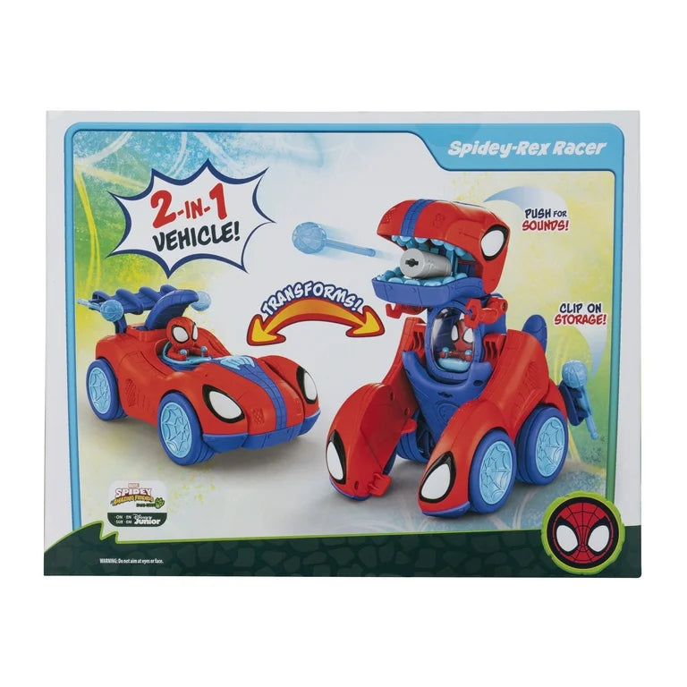 Marvel Spidey and His Amazing Friends Spidey-Rex Racer