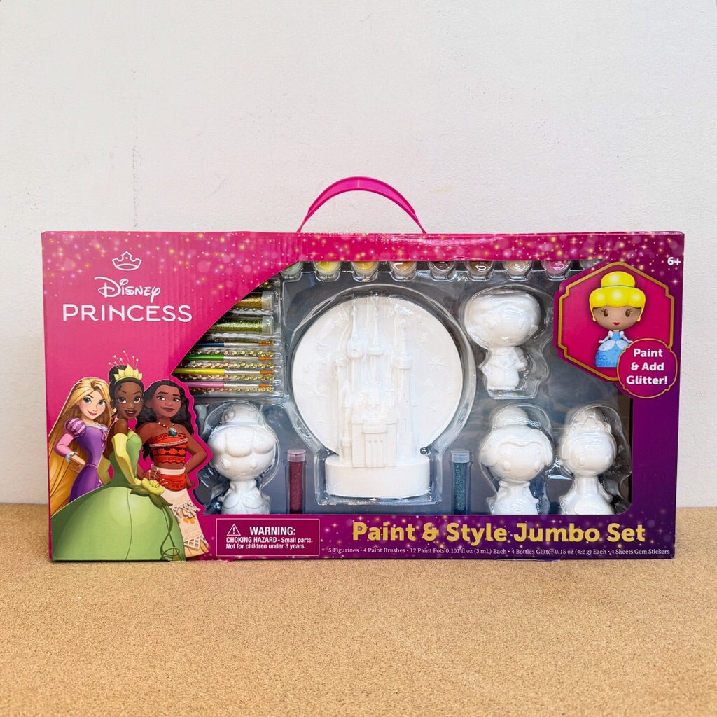 Disney Princess Paint and Style Jumbo Set