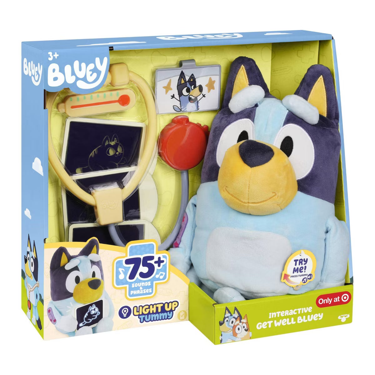 Bluey Interactive Get Well Plush
