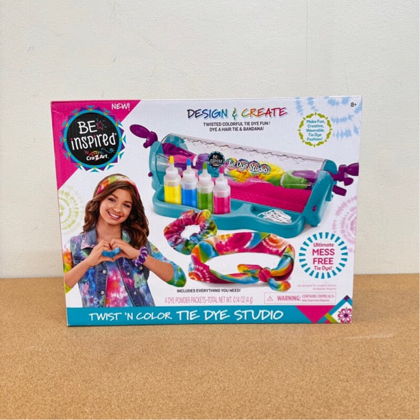 Be Inspired CraZart Design and Create Twist N Color Tie Dye Studio