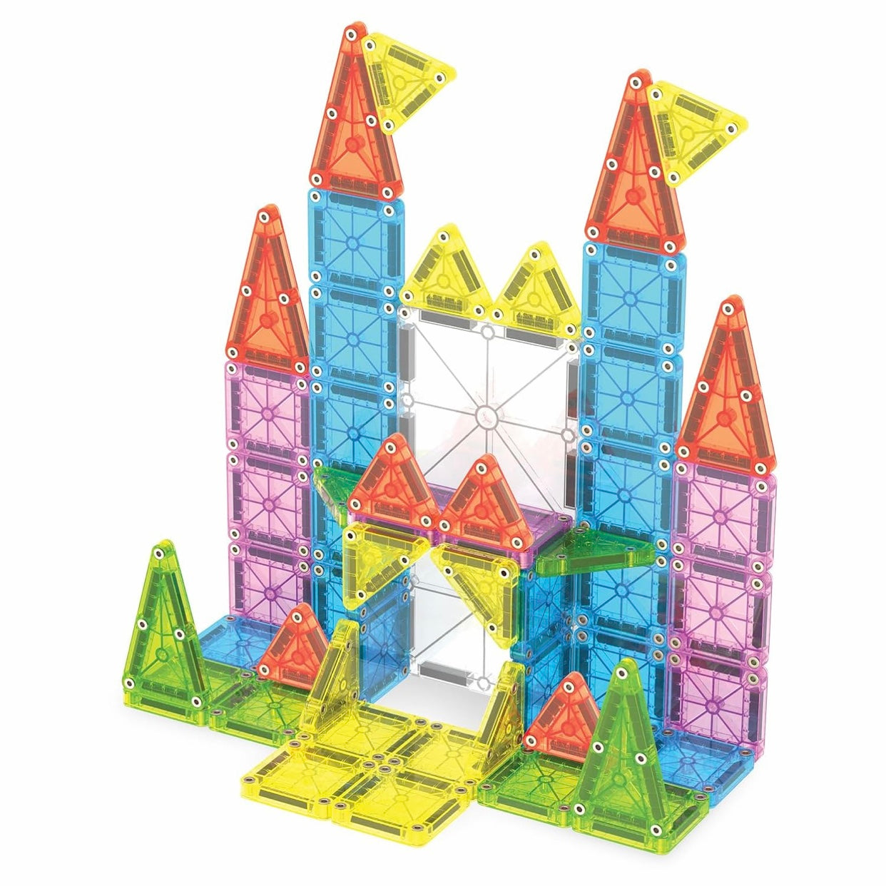 Magna-Tiles MicroMags Travel Deluxe 55Pieces Magnetic Construction Set