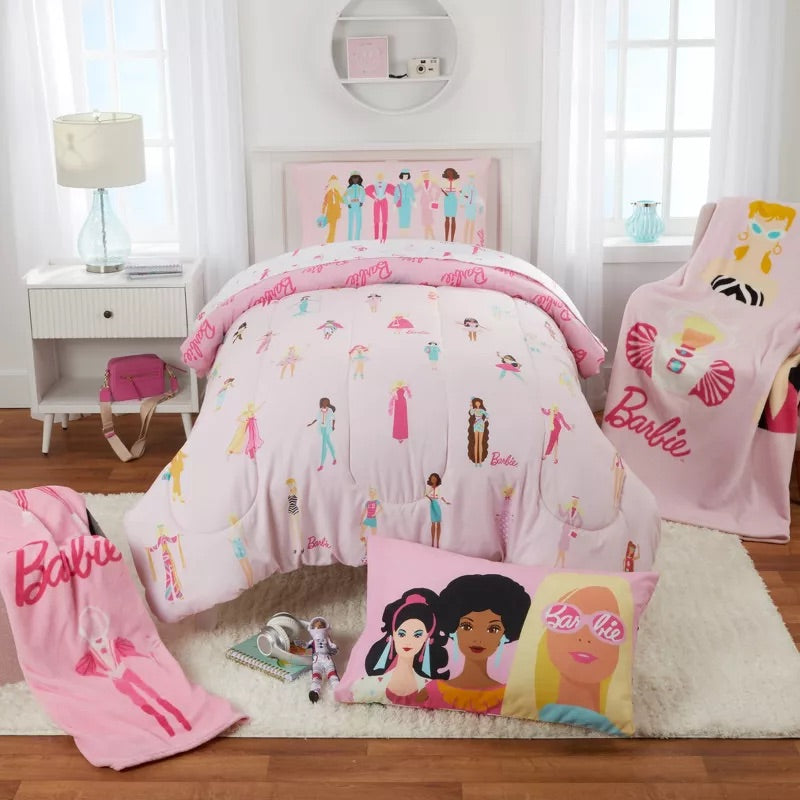 Barbie Twin Blanket 62x90Inch