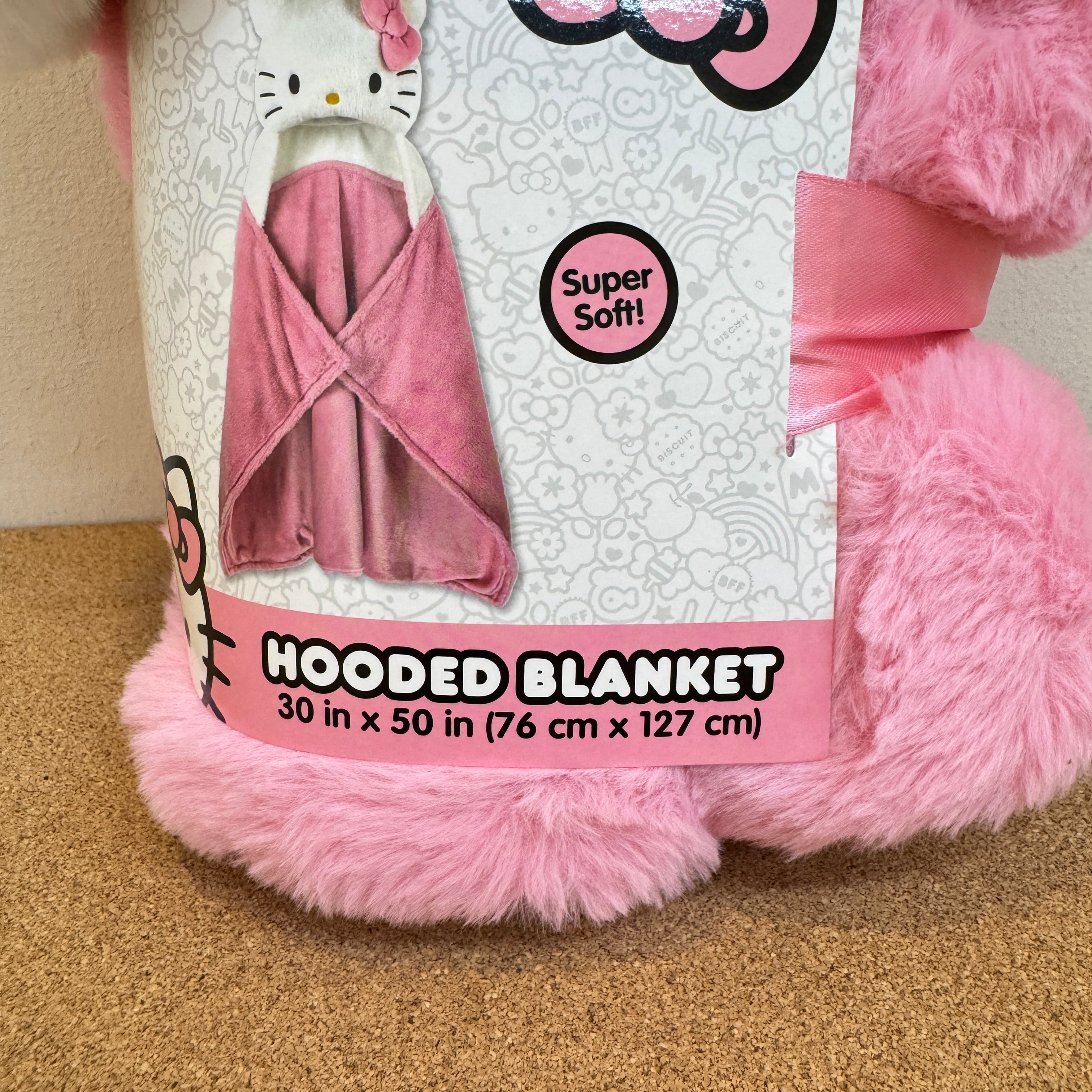 Hello Kitty Kids Hooded Blanket 30x50Inch