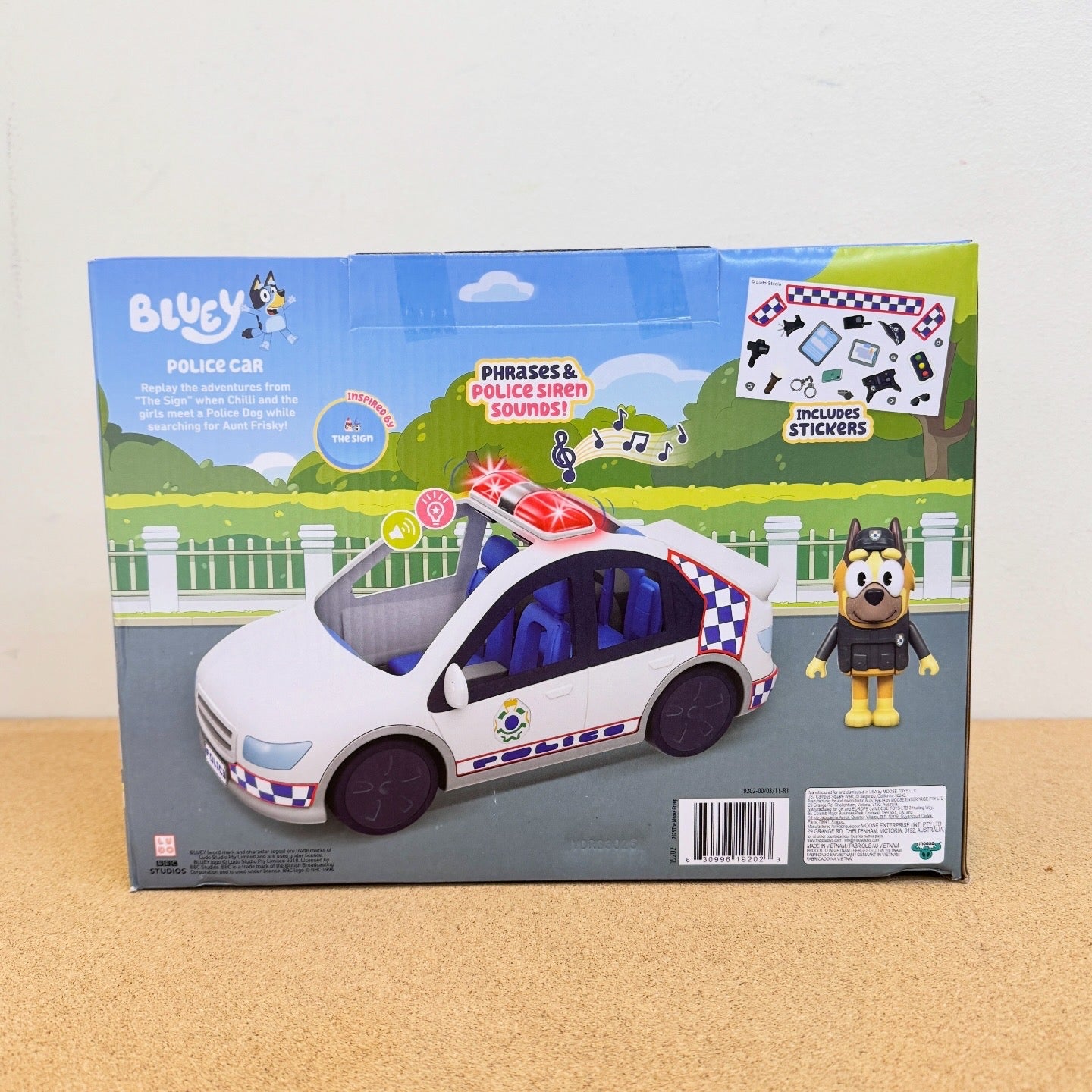 Bluey Police Car