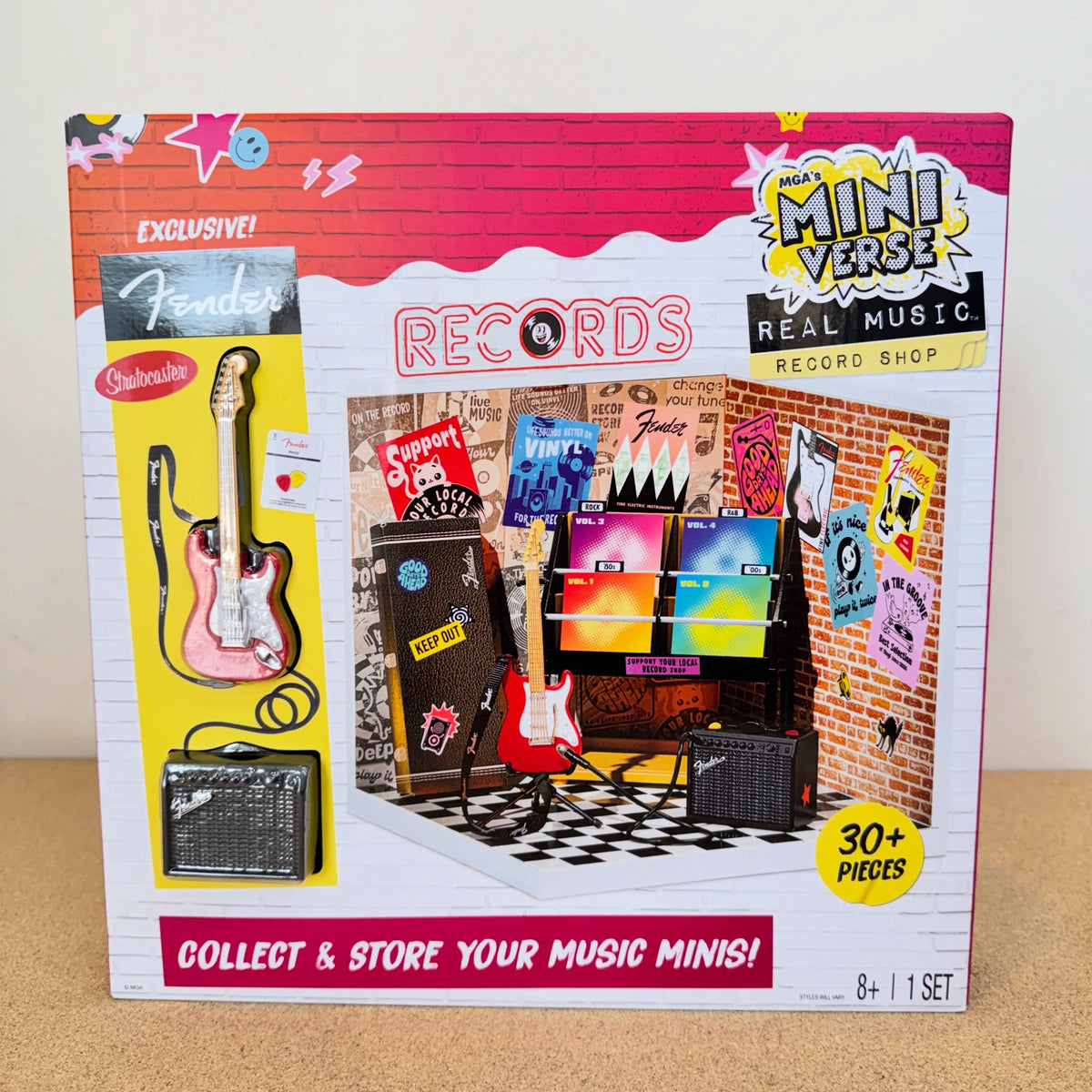 Miniverse Real Music Record Shop Display Set