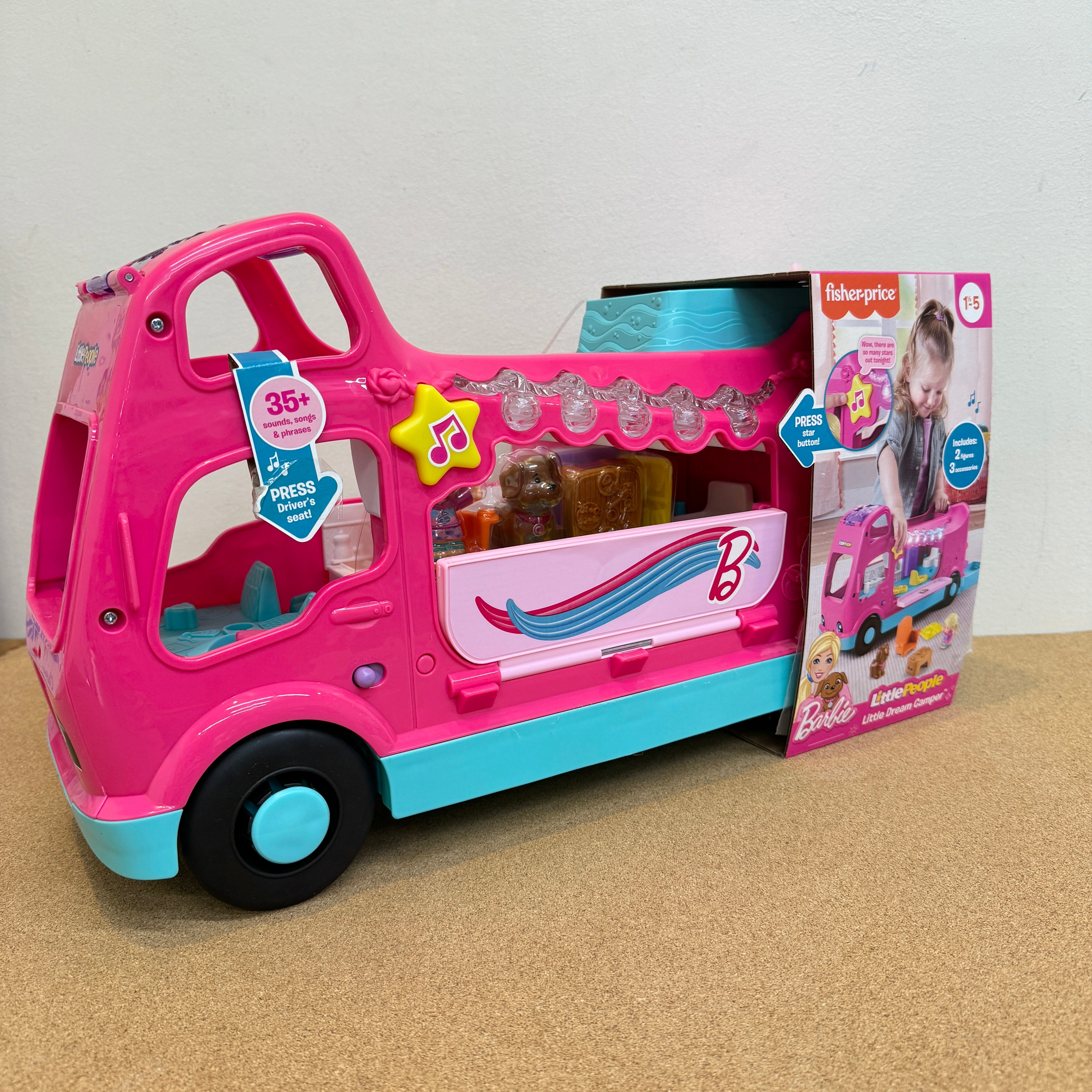 Fisher Price Little People Barbie Little Dream Camper