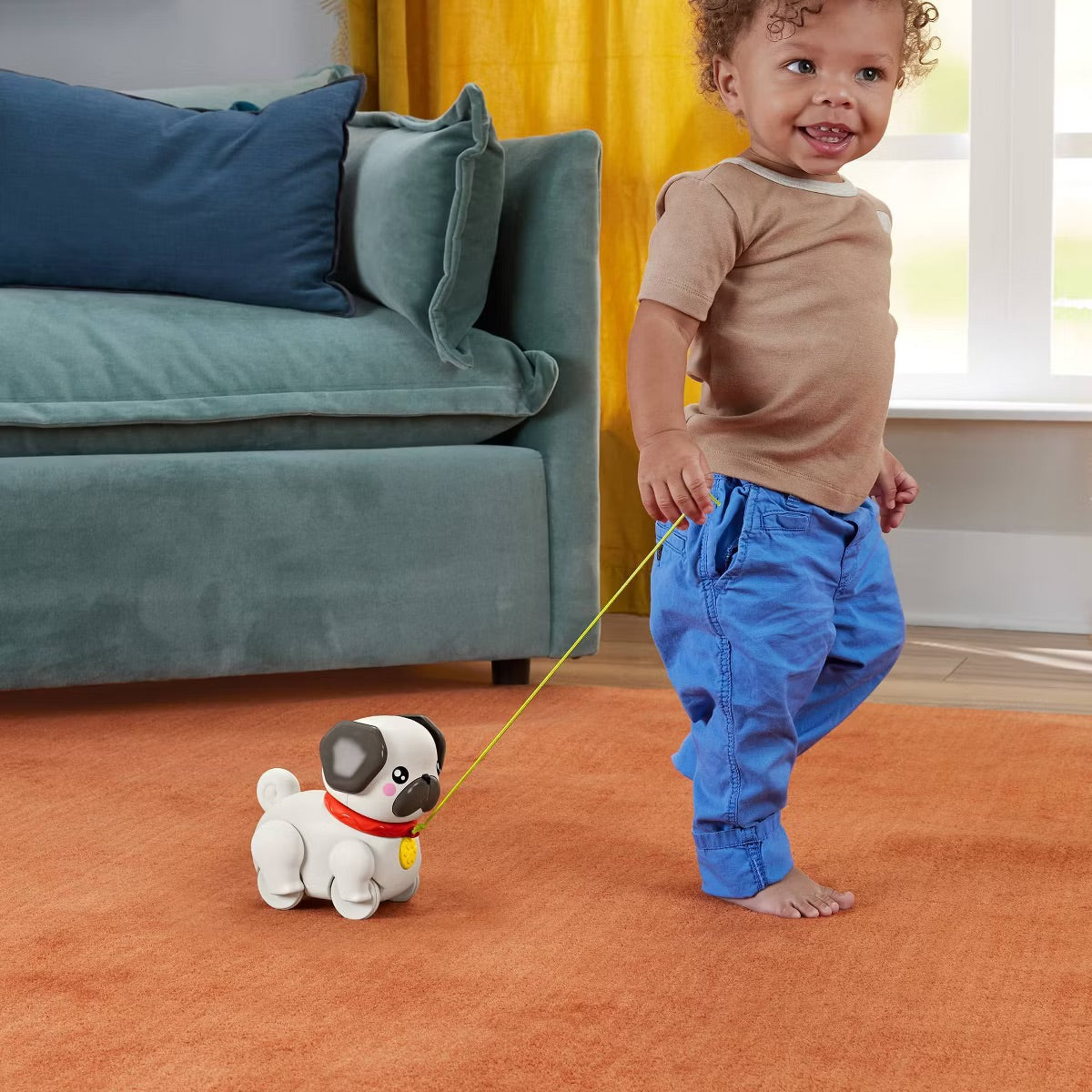 Fisher Price Pets Walk-The-Pup Pug