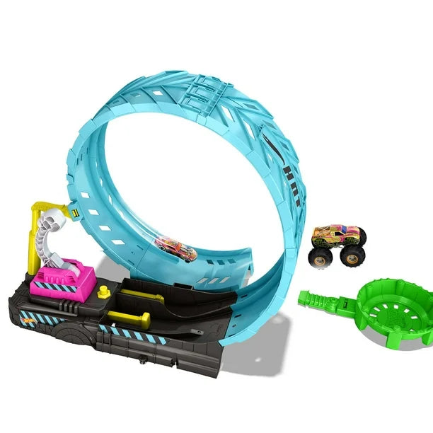 Hotwheels Monster Truck Glow in the Dark Epic Loop Challenge Playset