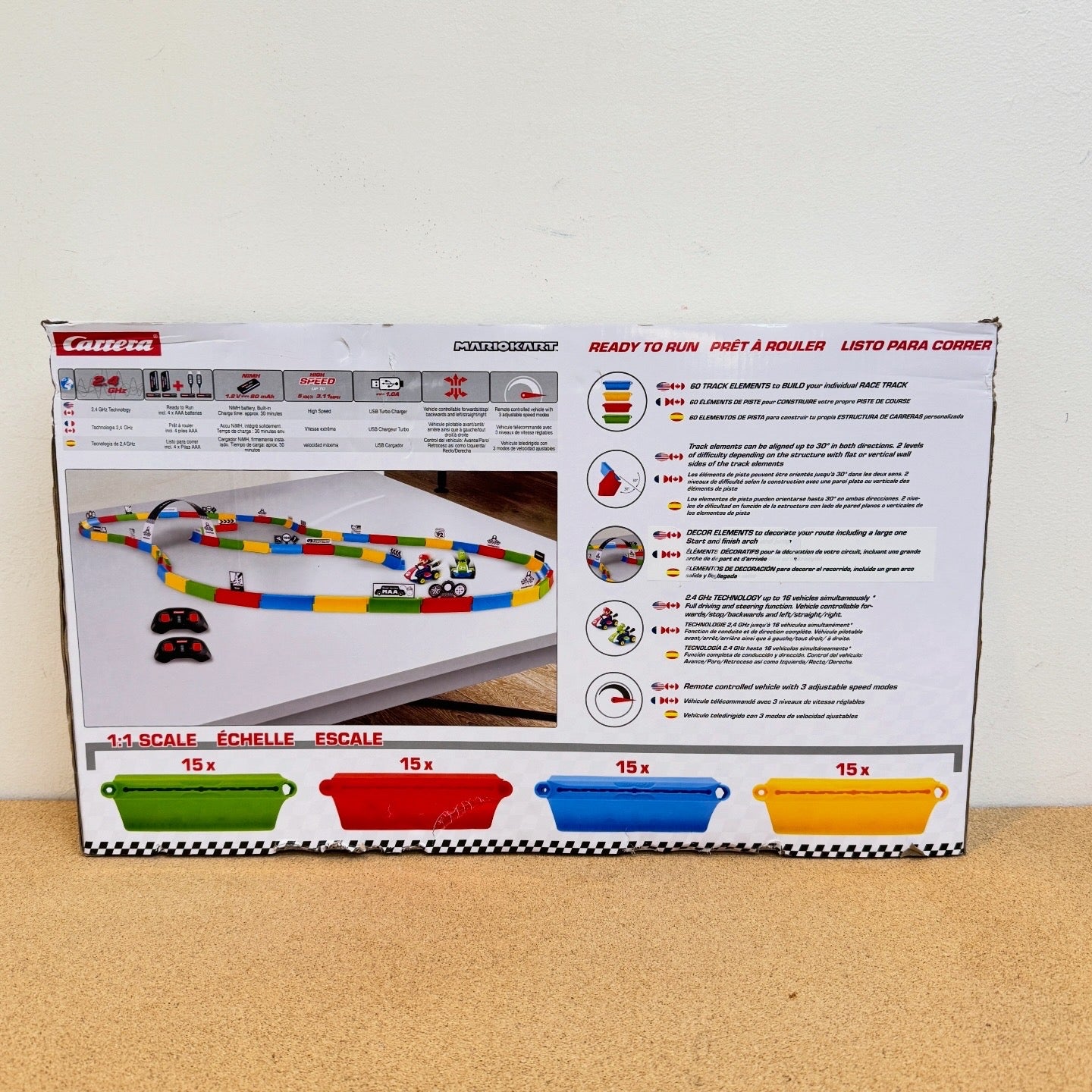 Carrera RC MarioKart Tabletop Toy Race Track Set