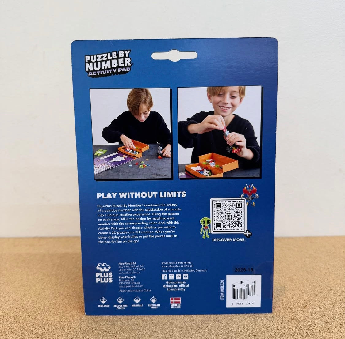 Plus-Plus Puzzle By Number Activity Pad - Space