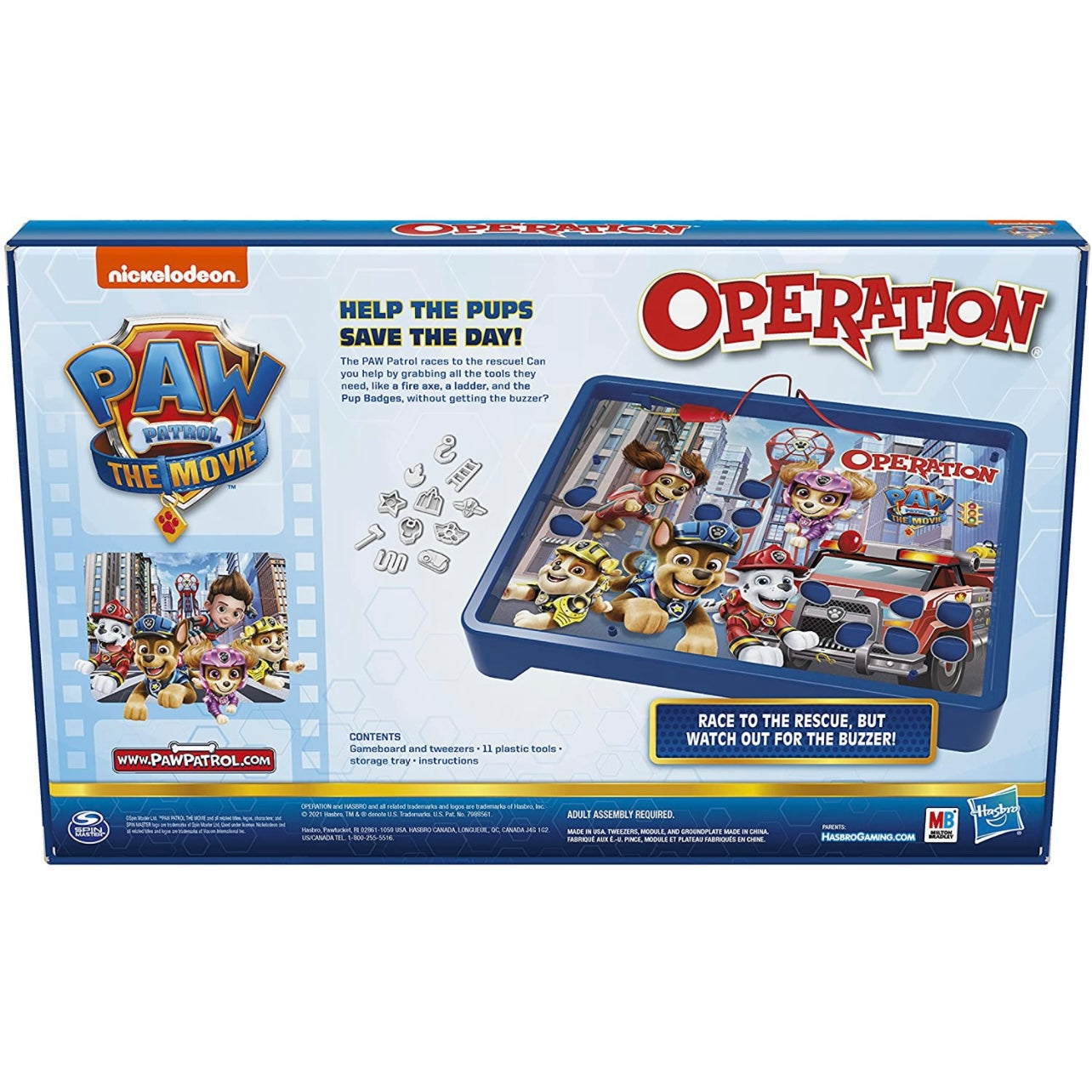 Paw Patrol The Movie Operation Board Game