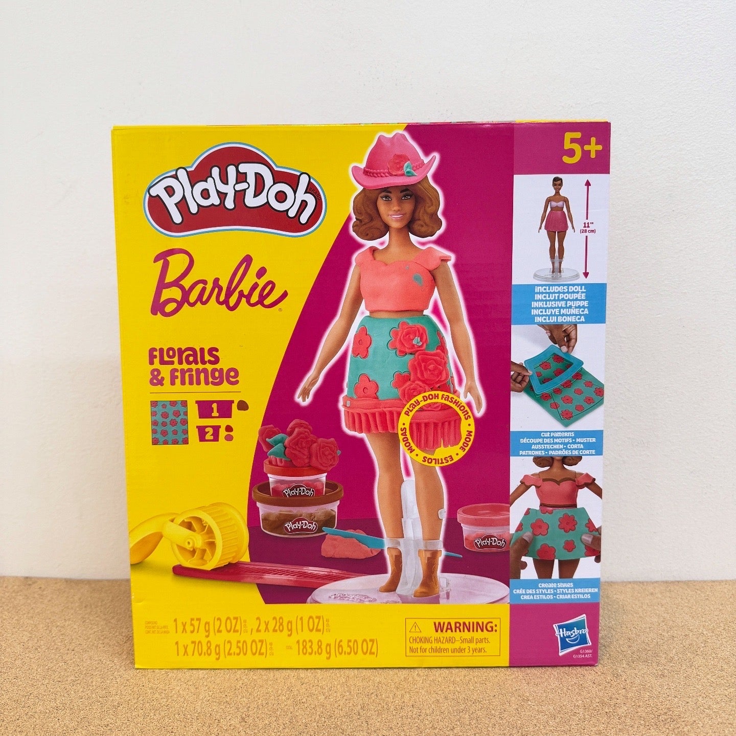 Play Doh Barbie Florals and Fringe Designer Doll Set